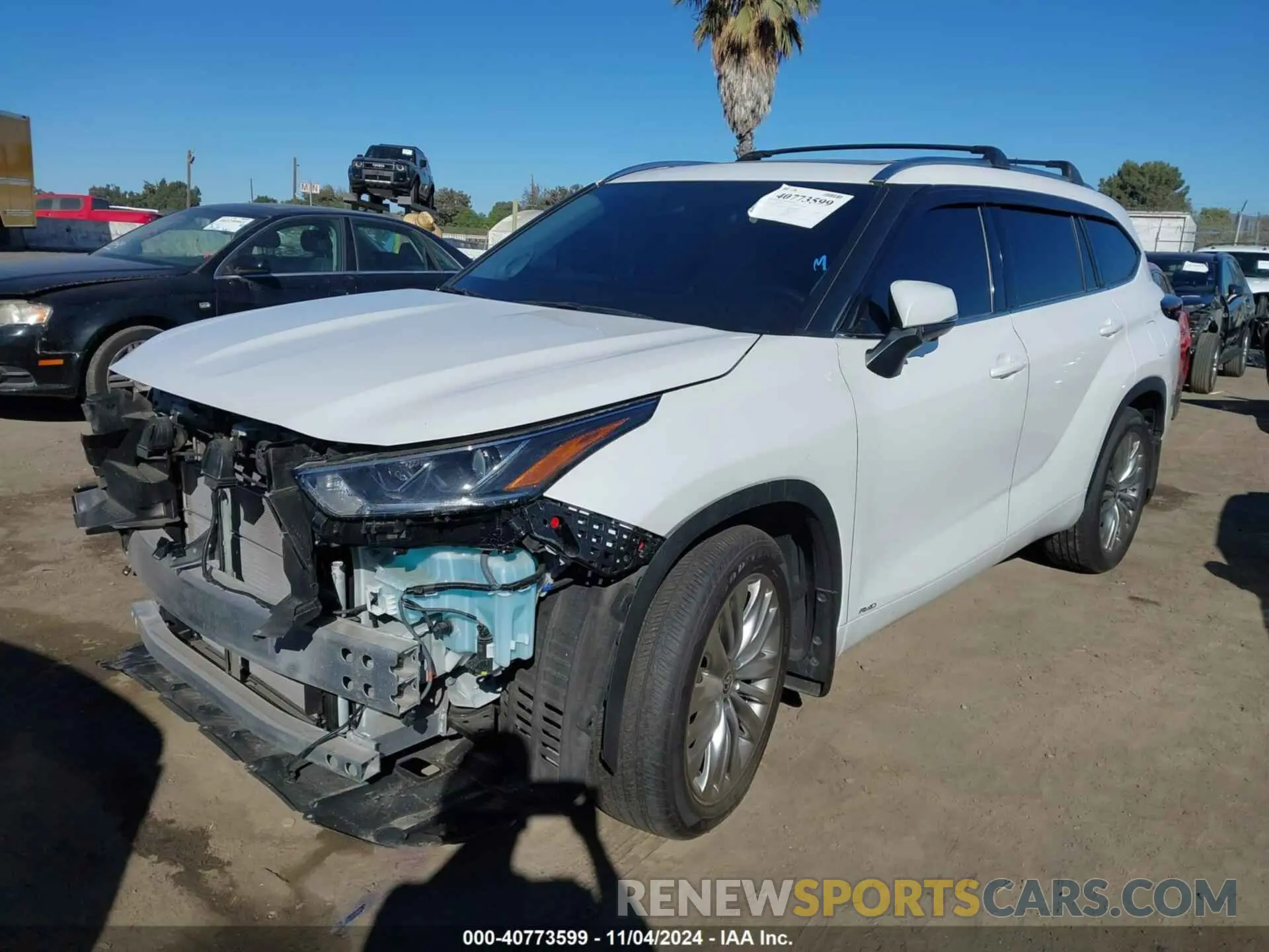 2 Photograph of a damaged car 5TDEBRCH0RS614871 TOYOTA HIGHLANDER 2024