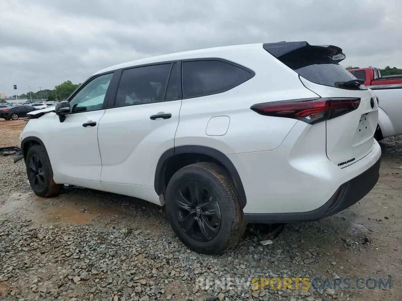 2 Photograph of a damaged car 5TDKARAH7RS530751 TOYOTA HIGHLANDER 2024