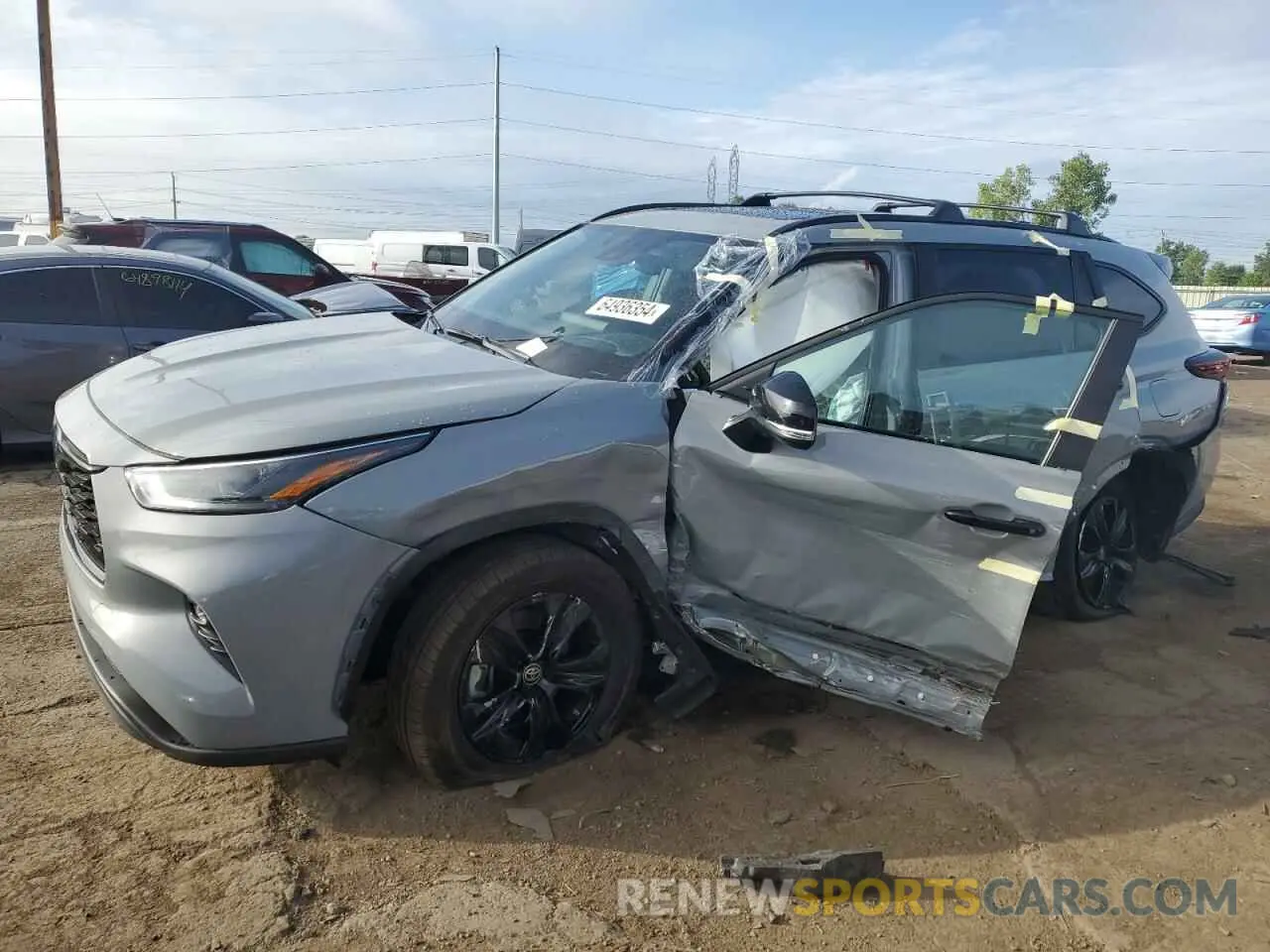 1 Photograph of a damaged car 5TDKBRCH4RS624130 TOYOTA HIGHLANDER 2024