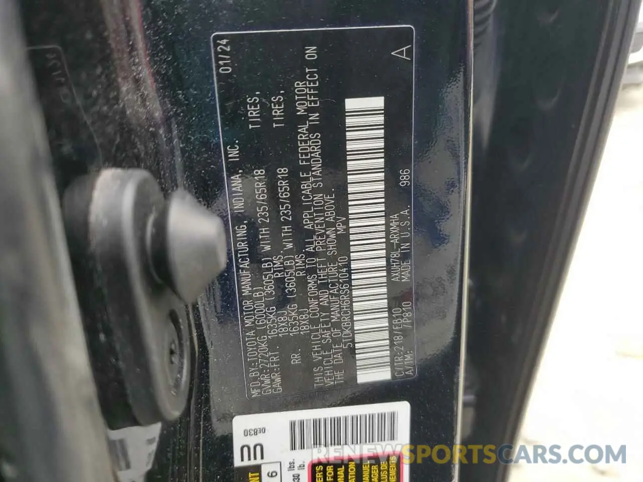 15 Photograph of a damaged car 5TDKBRCH6RS610410 TOYOTA HIGHLANDER 2024