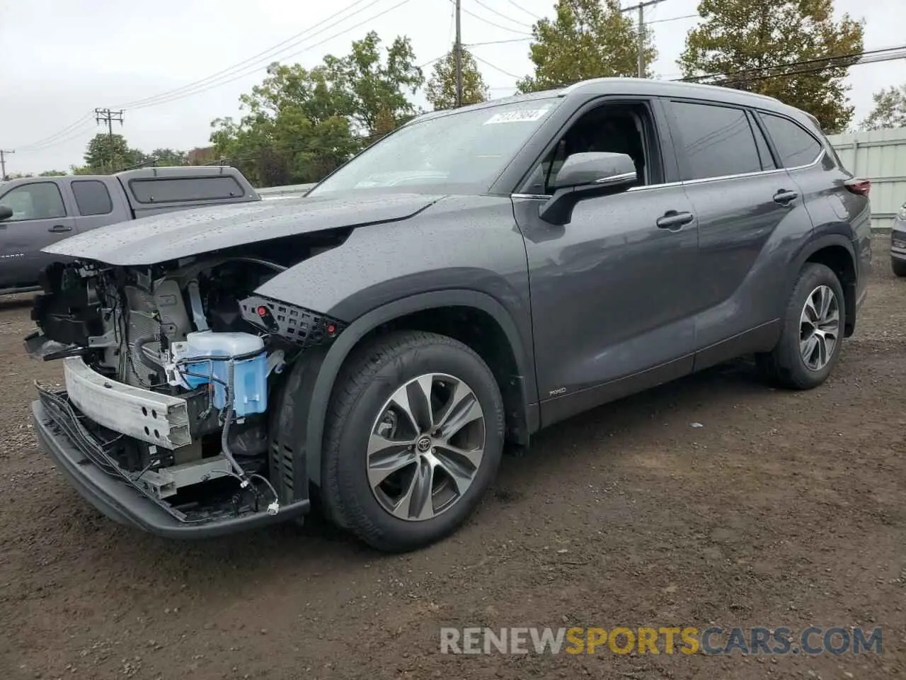 1 Photograph of a damaged car 5TDKBRCH8RS142051 TOYOTA HIGHLANDER 2024
