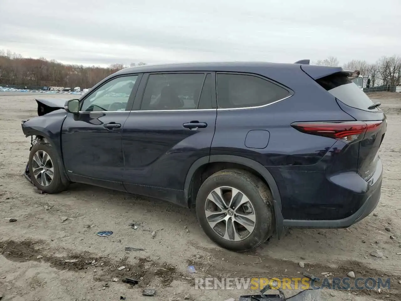 2 Photograph of a damaged car 5TDKBRCHXRS615951 TOYOTA HIGHLANDER 2024