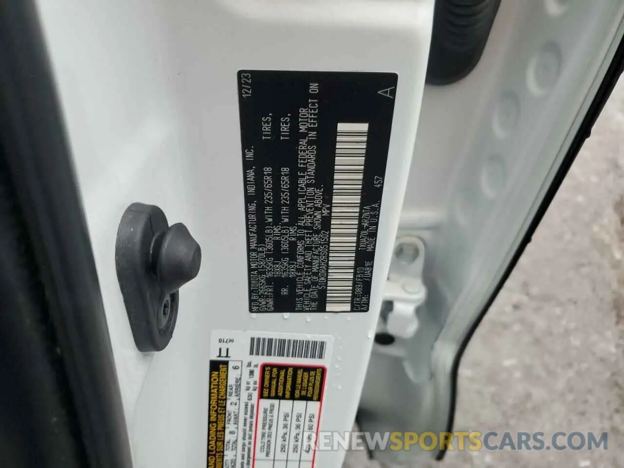 15 Photograph of a damaged car 5TDKDRAH2RS051502 TOYOTA HIGHLANDER 2024