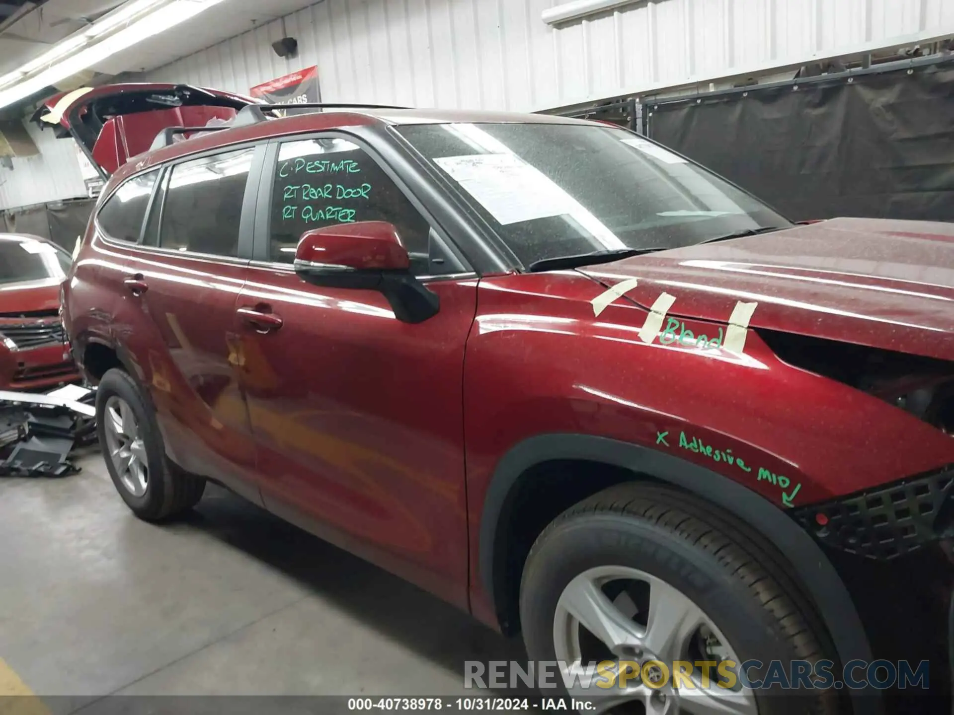 14 Photograph of a damaged car 5TDKDRAH2RS054318 TOYOTA HIGHLANDER 2024