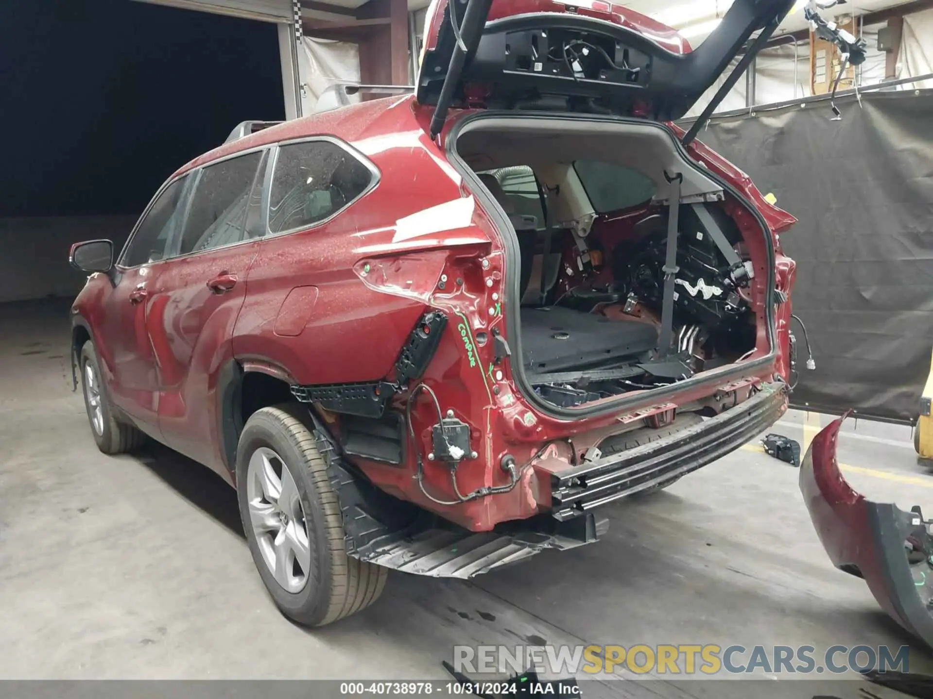 3 Photograph of a damaged car 5TDKDRAH2RS054318 TOYOTA HIGHLANDER 2024