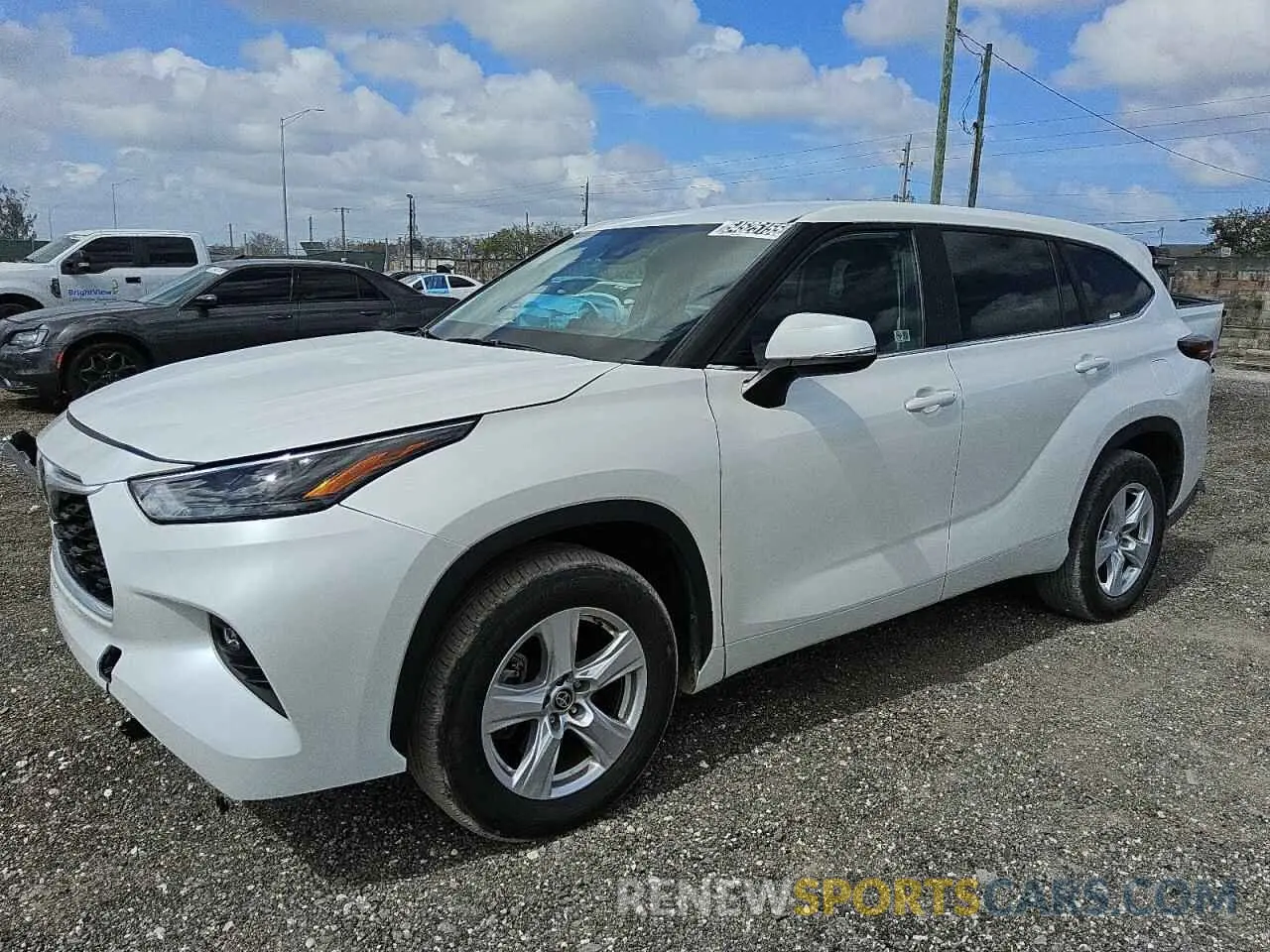 1 Photograph of a damaged car 5TDKDRAH2RS539218 TOYOTA HIGHLANDER 2024