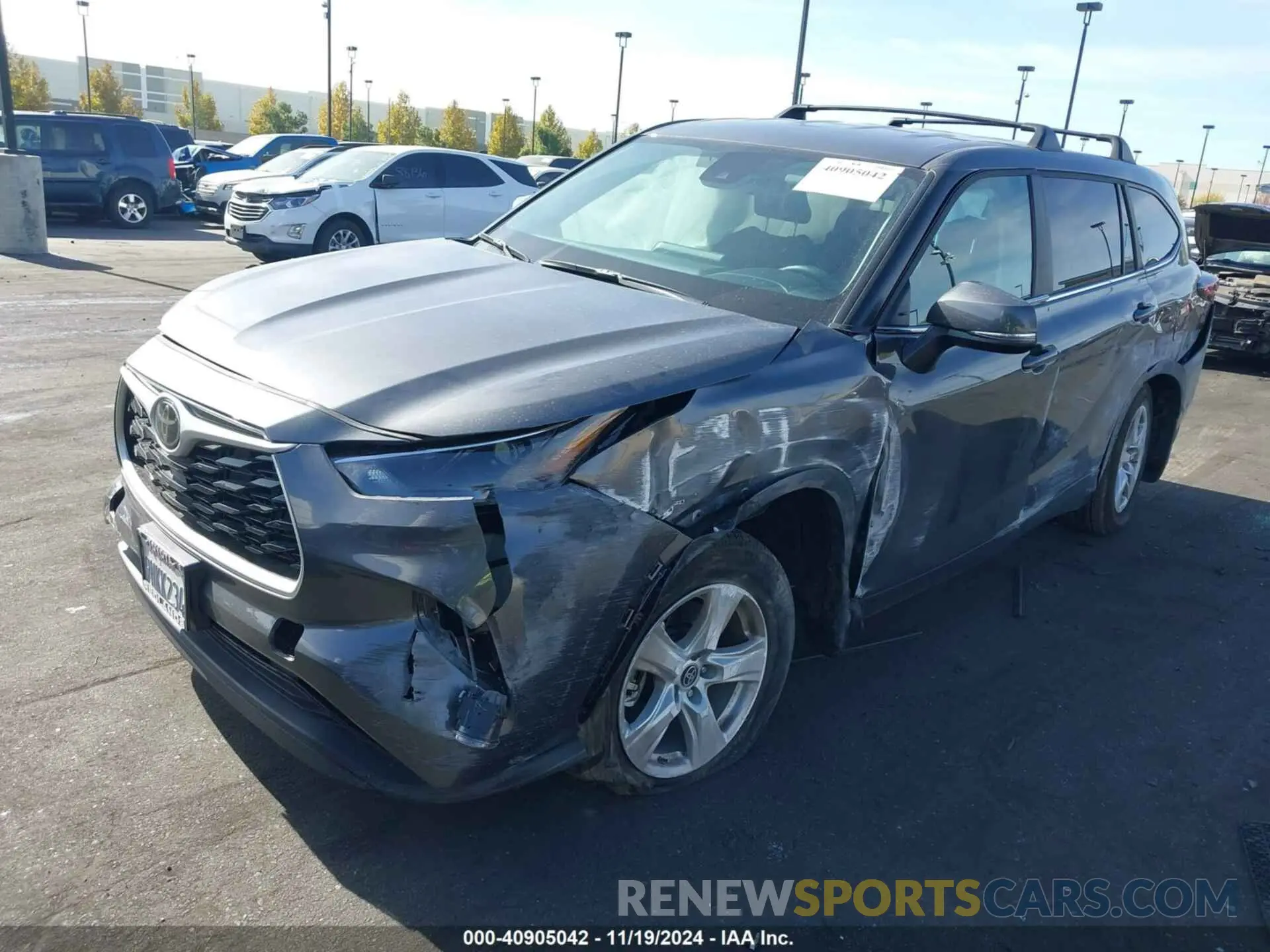 2 Photograph of a damaged car 5TDKDRAH2RS546248 TOYOTA HIGHLANDER 2024