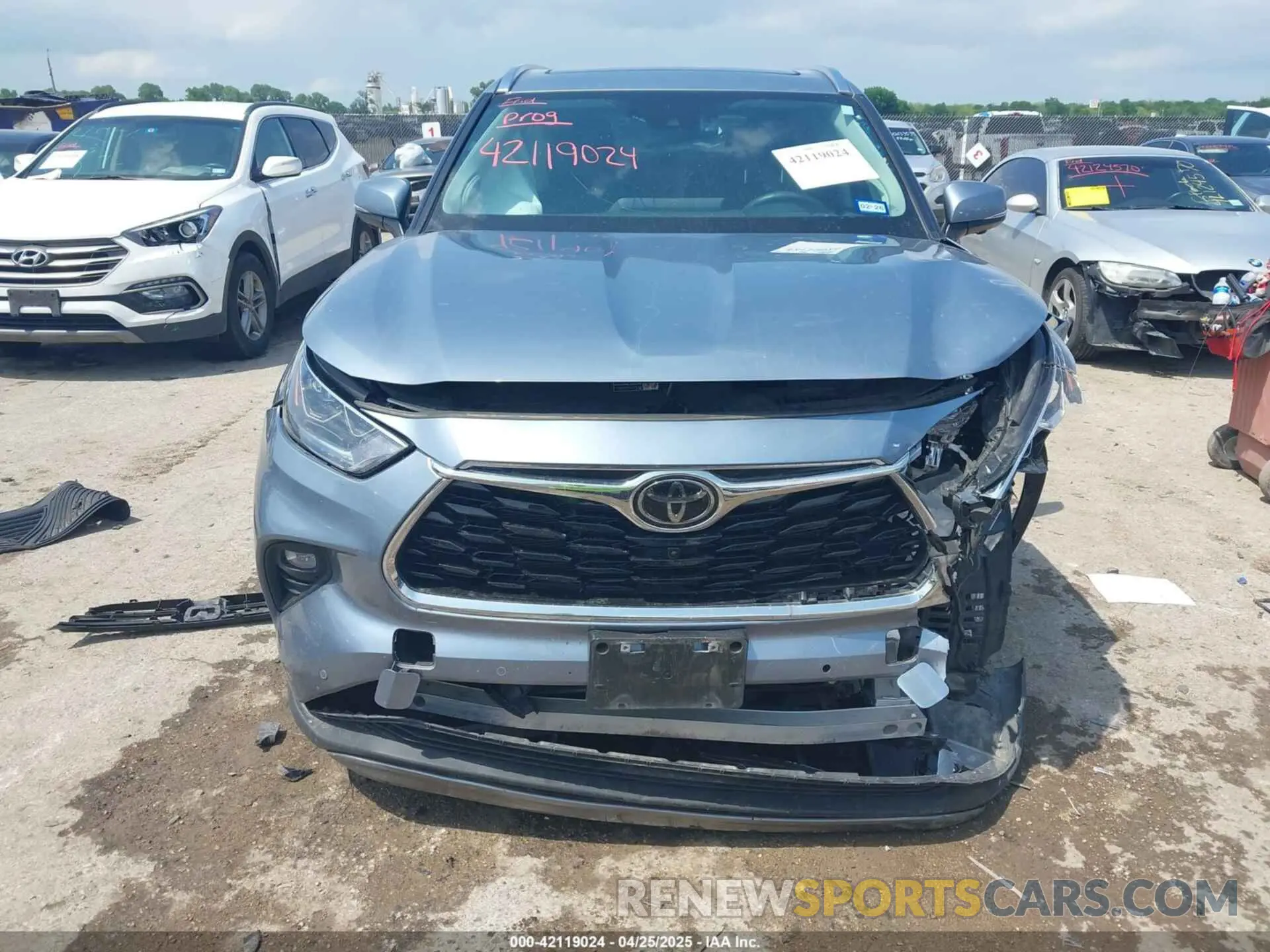 6 Photograph of a damaged car 5TDKDRAH3RS531743 TOYOTA HIGHLANDER 2024