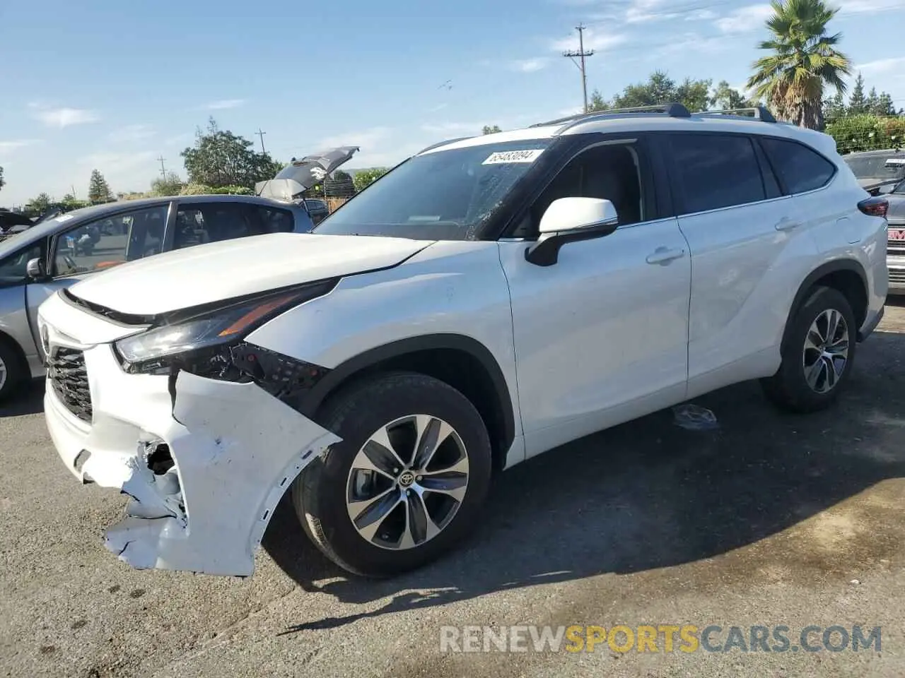 1 Photograph of a damaged car 5TDKDRAH4RS051601 TOYOTA HIGHLANDER 2024