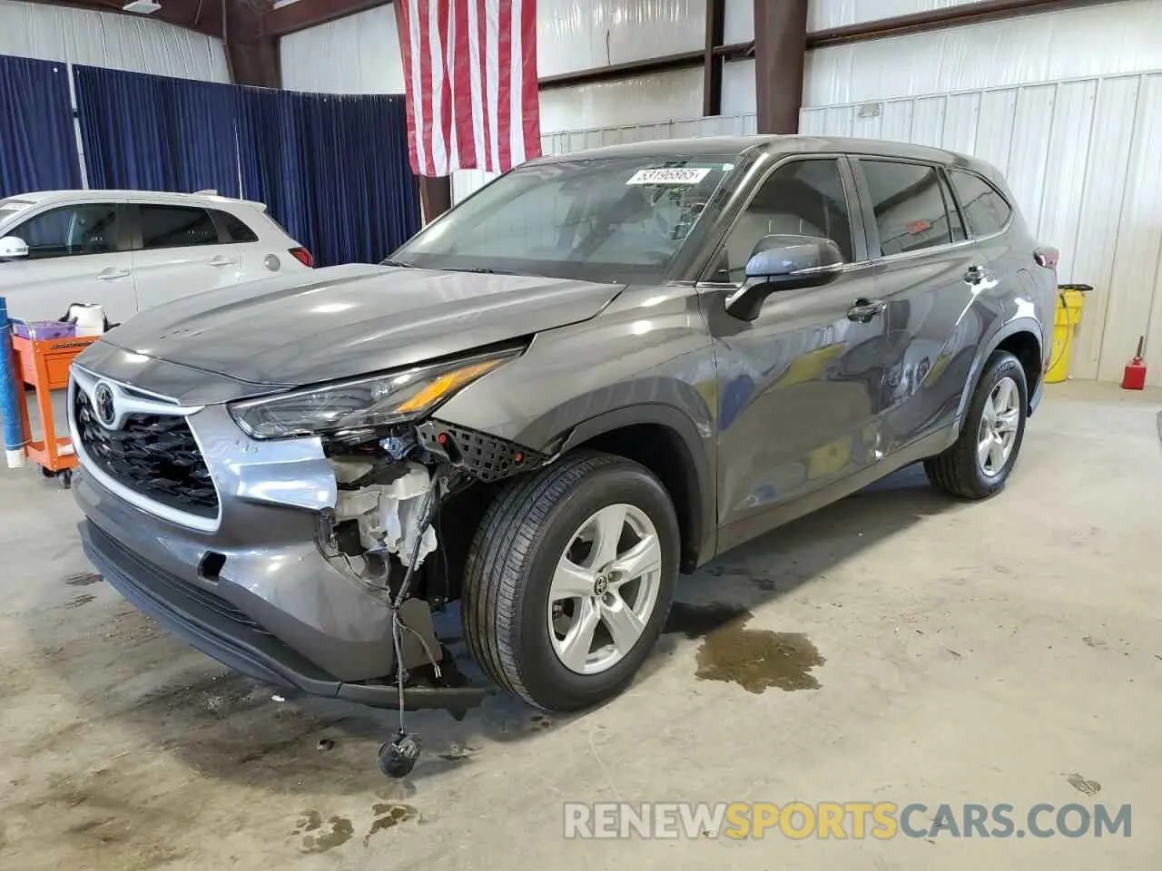1 Photograph of a damaged car 5TDKDRAH4RS529743 TOYOTA HIGHLANDER 2024