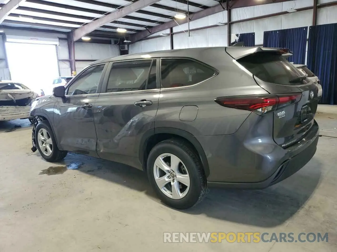 2 Photograph of a damaged car 5TDKDRAH4RS529743 TOYOTA HIGHLANDER 2024