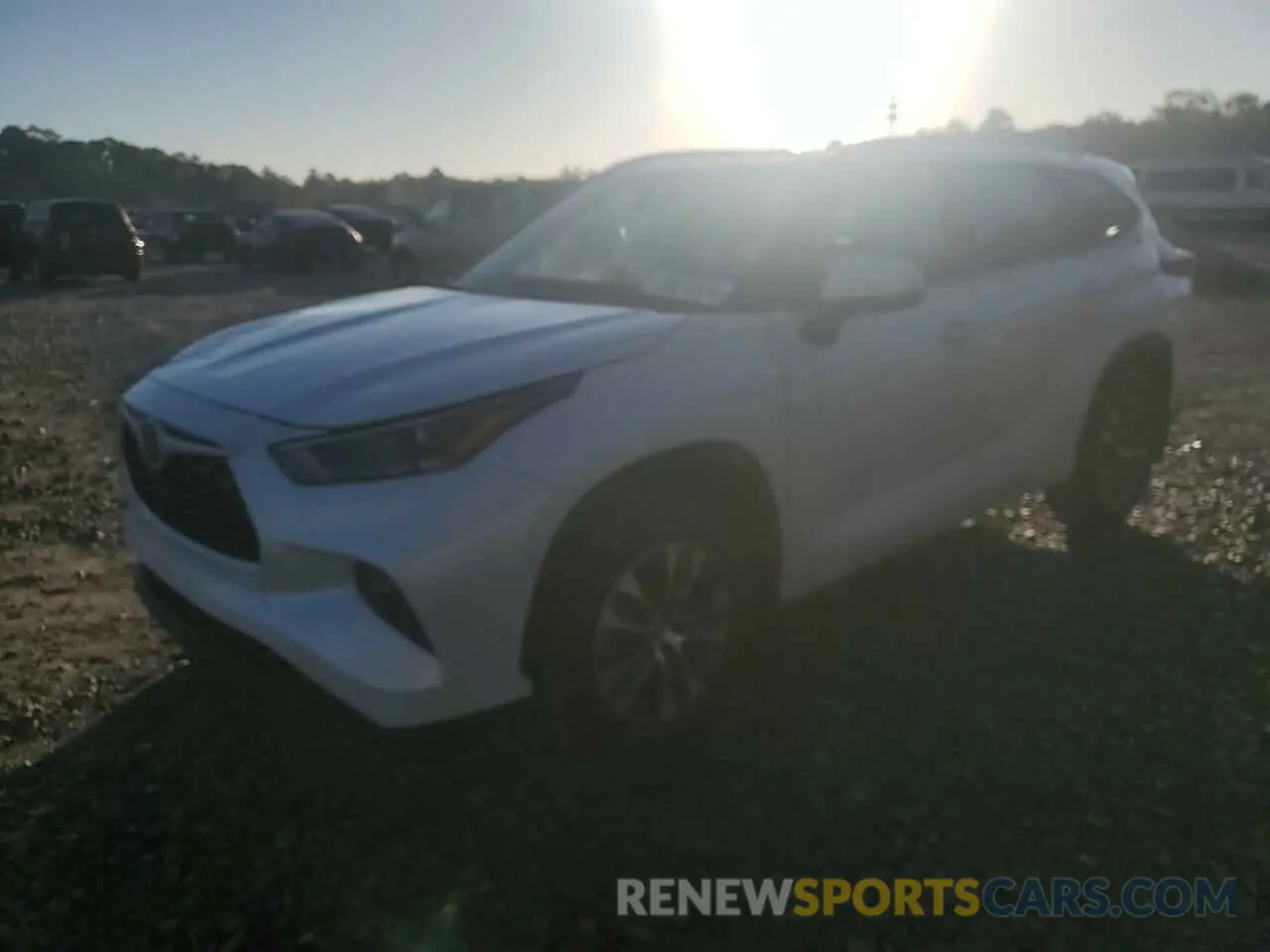 1 Photograph of a damaged car 5TDKDRAH6RS544552 TOYOTA HIGHLANDER 2024