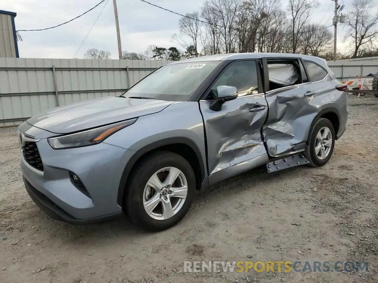 1 Photograph of a damaged car 5TDKDRAH7RS528294 TOYOTA HIGHLANDER 2024