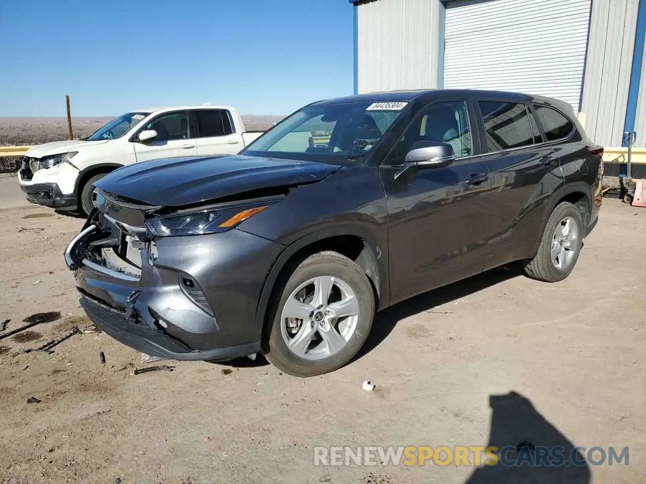 1 Photograph of a damaged car 5TDKDRAH8RS050418 TOYOTA HIGHLANDER 2024
