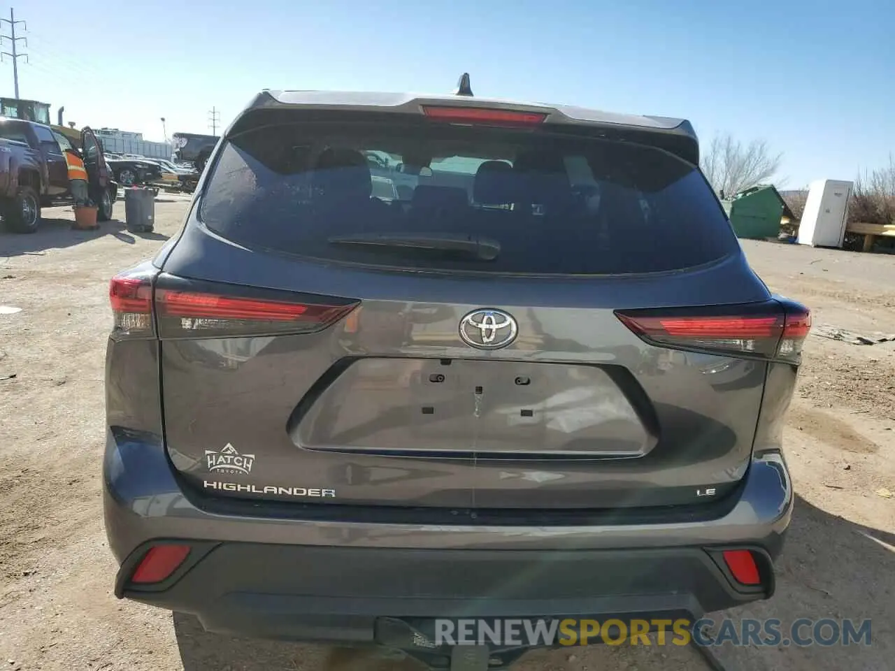 6 Photograph of a damaged car 5TDKDRAH8RS050418 TOYOTA HIGHLANDER 2024