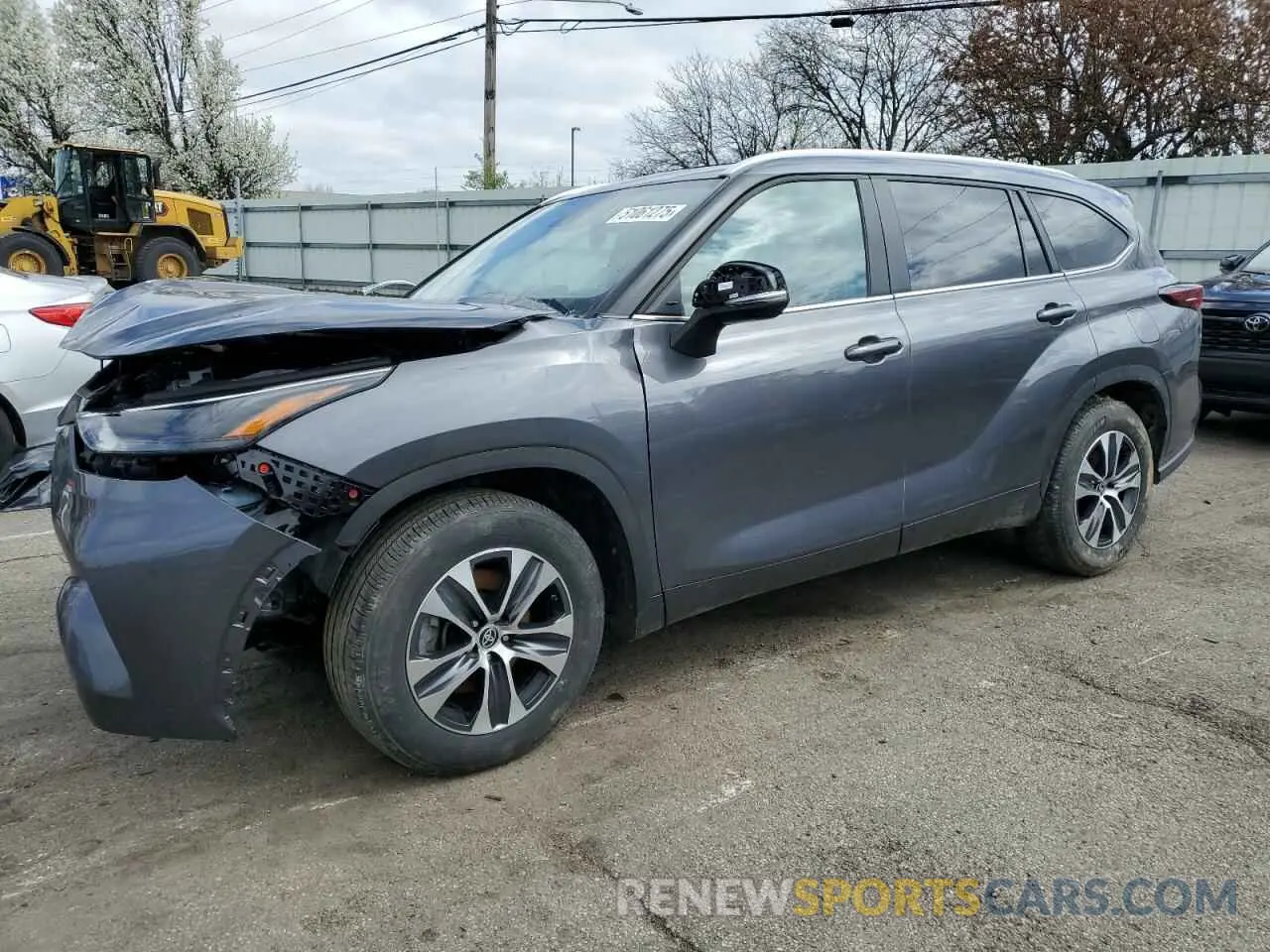 1 Photograph of a damaged car 5TDKDRAH8RS053920 TOYOTA HIGHLANDER 2024