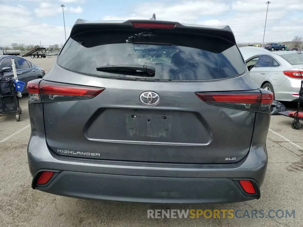 6 Photograph of a damaged car 5TDKDRAH8RS053920 TOYOTA HIGHLANDER 2024