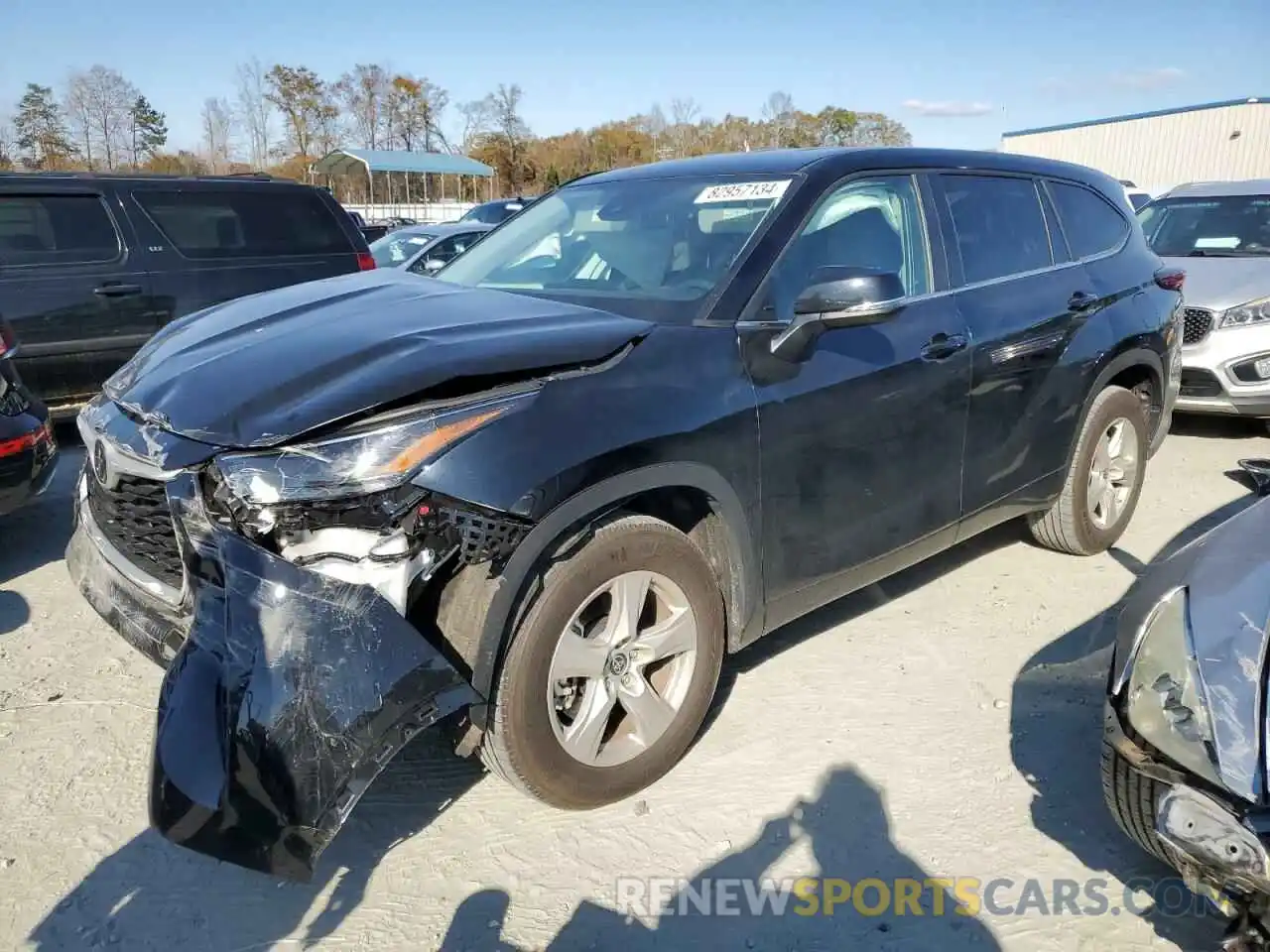 1 Photograph of a damaged car 5TDKDRAH8RS532676 TOYOTA HIGHLANDER 2024