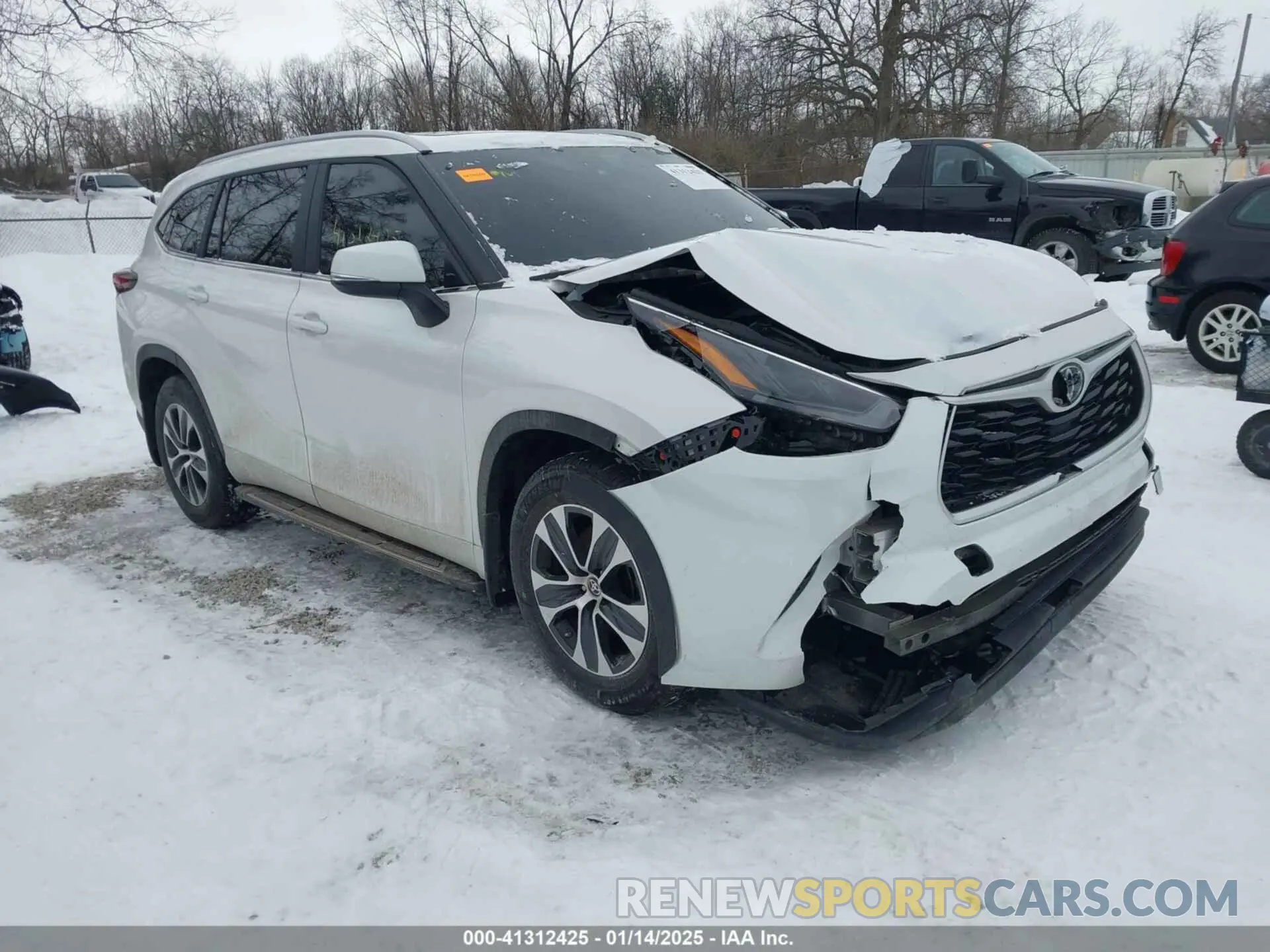 1 Photograph of a damaged car 5TDKDRAH8RS537537 TOYOTA HIGHLANDER 2024