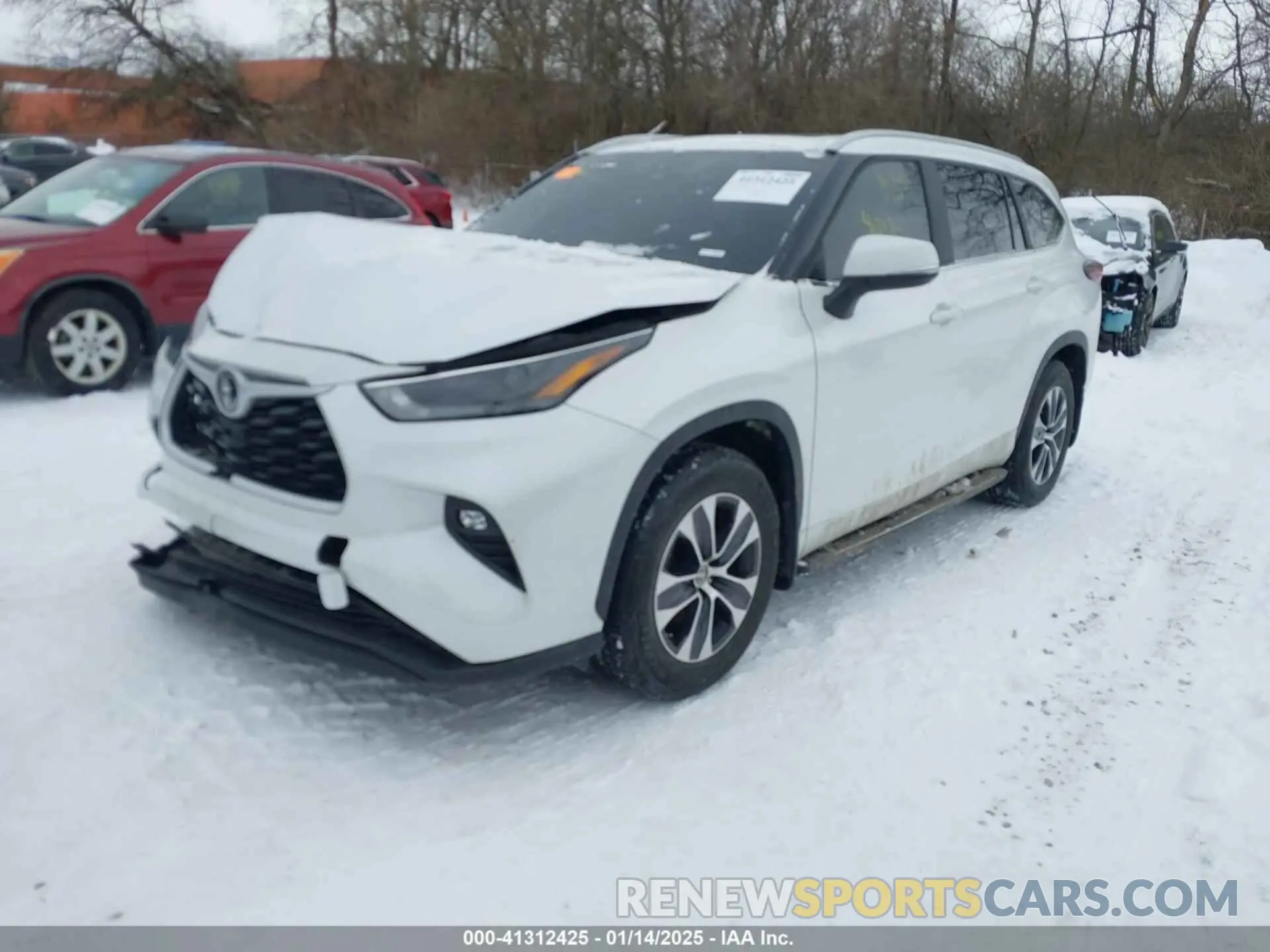 2 Photograph of a damaged car 5TDKDRAH8RS537537 TOYOTA HIGHLANDER 2024