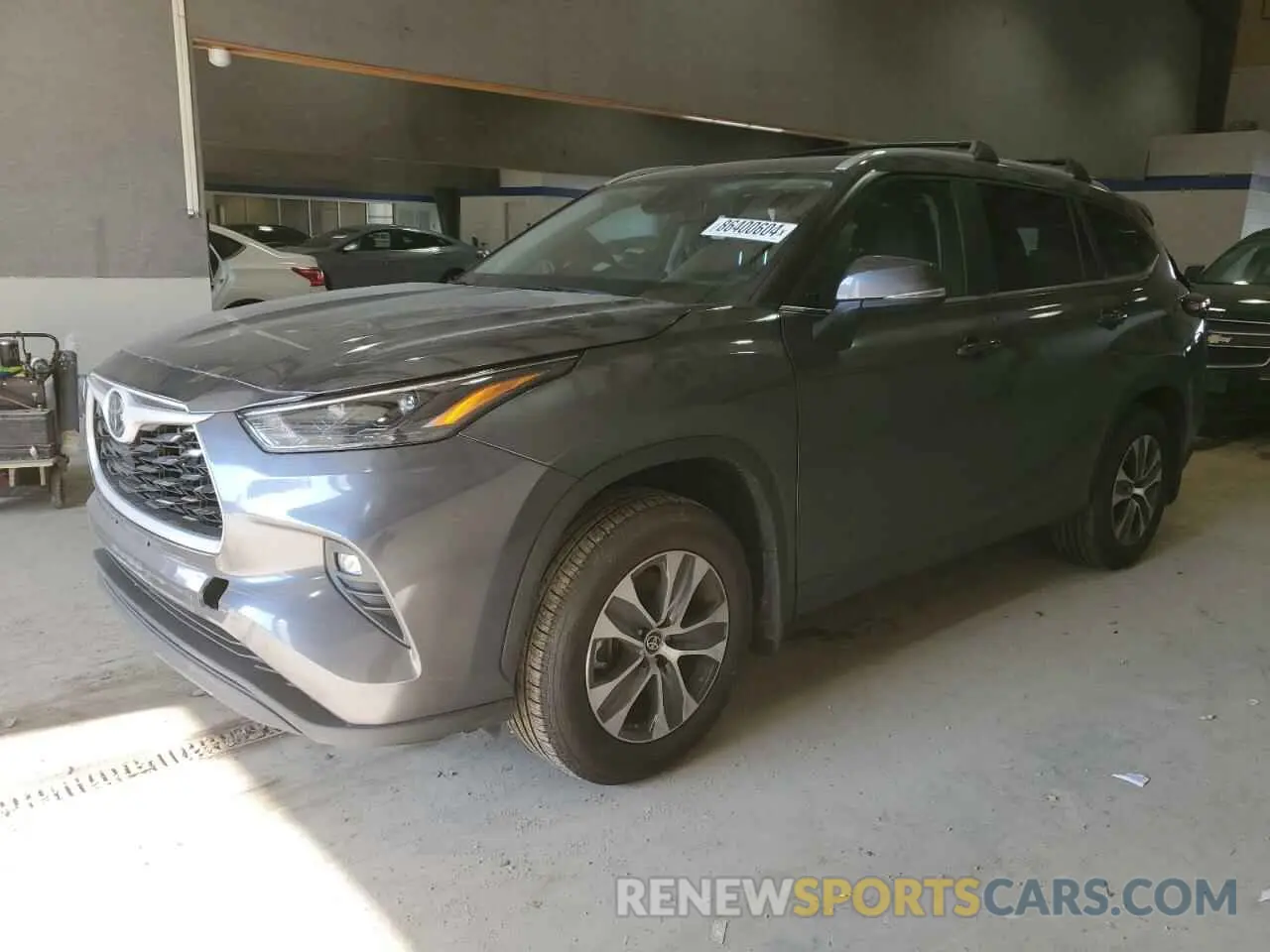 1 Photograph of a damaged car 5TDKDRAH8RS548165 TOYOTA HIGHLANDER 2024