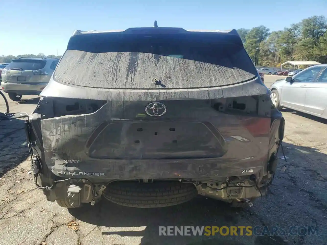 6 Photograph of a damaged car 5TDKDRAH9RS054364 TOYOTA HIGHLANDER 2024