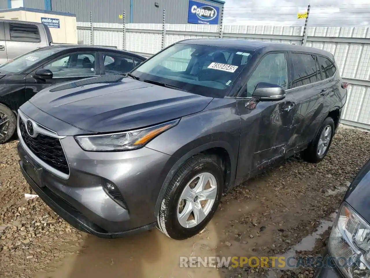 1 Photograph of a damaged car 5TDKDRAH9RS527373 TOYOTA HIGHLANDER 2024