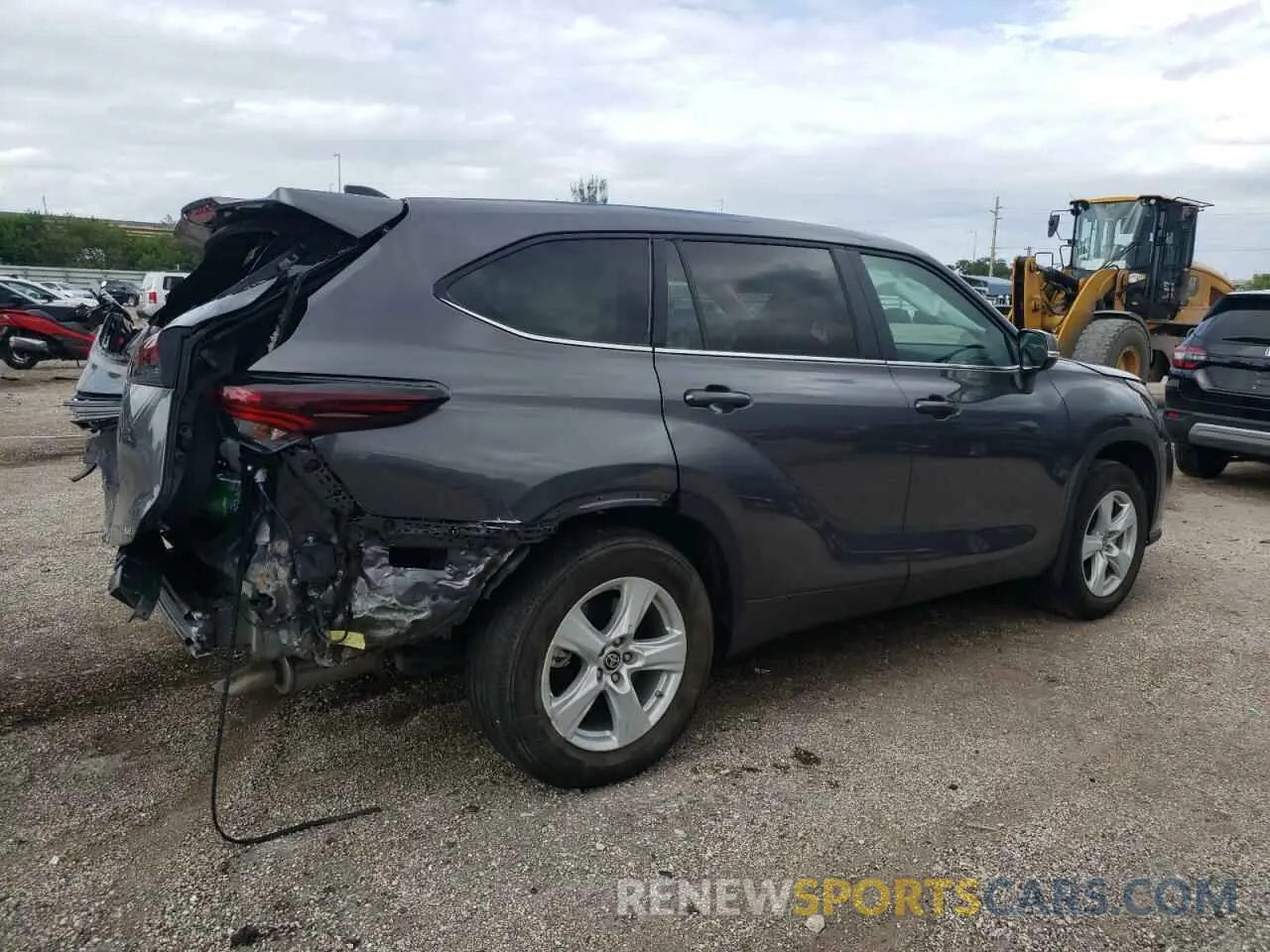 3 Photograph of a damaged car 5TDKDRAH9RS538454 TOYOTA HIGHLANDER 2024