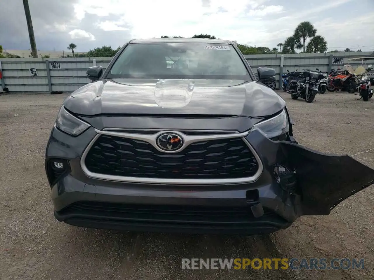 5 Photograph of a damaged car 5TDKDRAH9RS538454 TOYOTA HIGHLANDER 2024