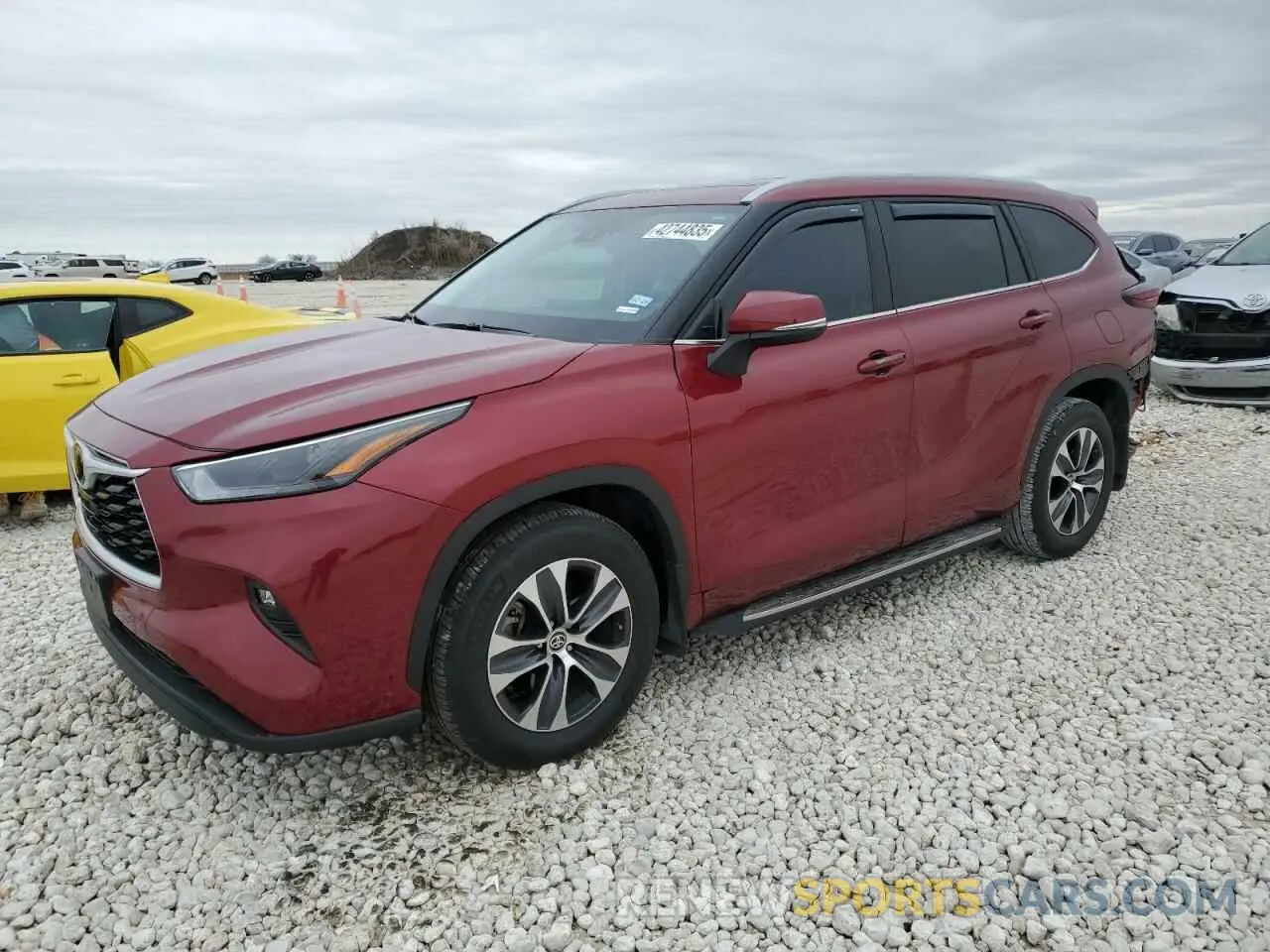 1 Photograph of a damaged car 5TDKDRAHXRS534509 TOYOTA HIGHLANDER 2024
