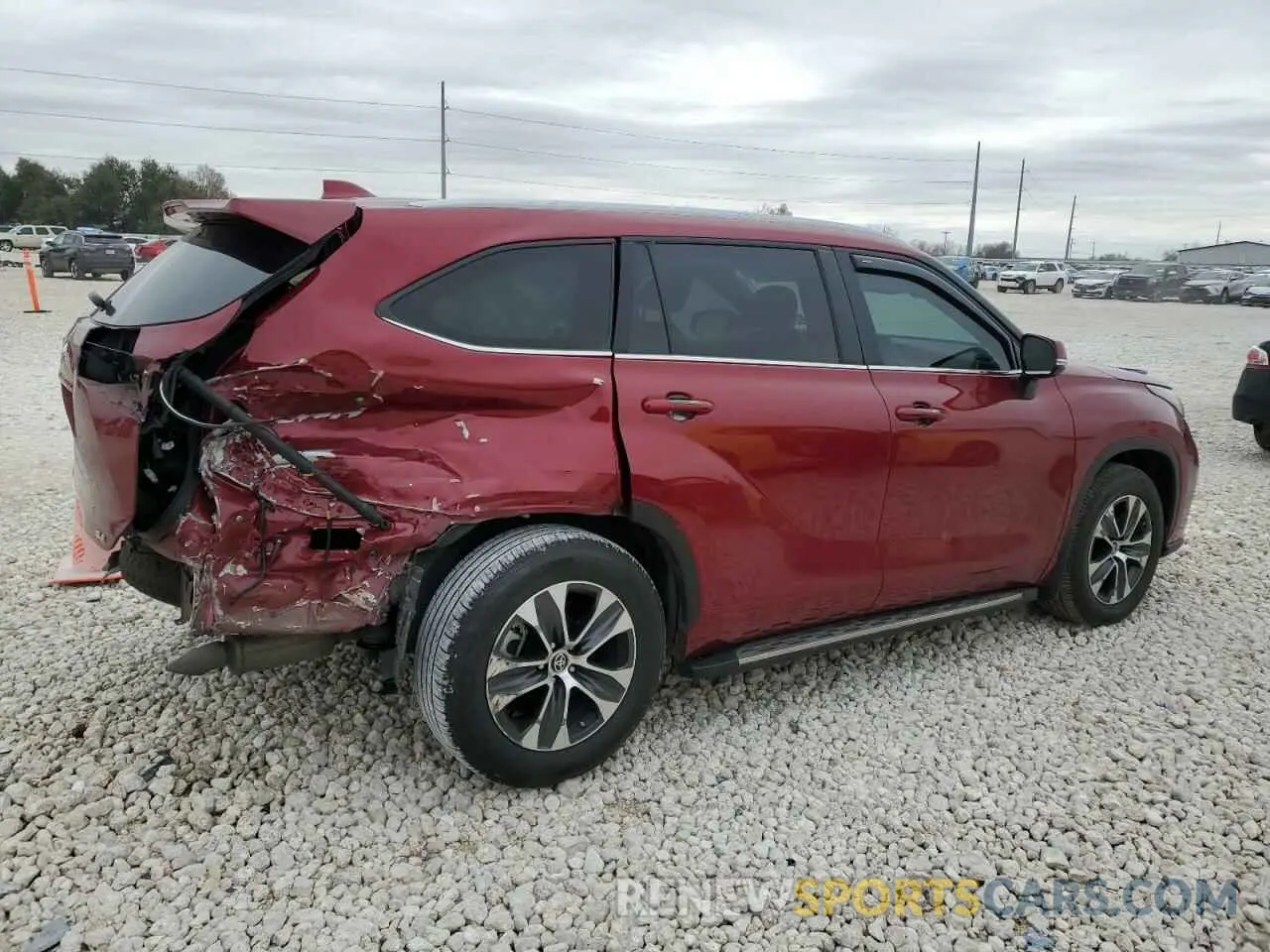 3 Photograph of a damaged car 5TDKDRAHXRS534509 TOYOTA HIGHLANDER 2024
