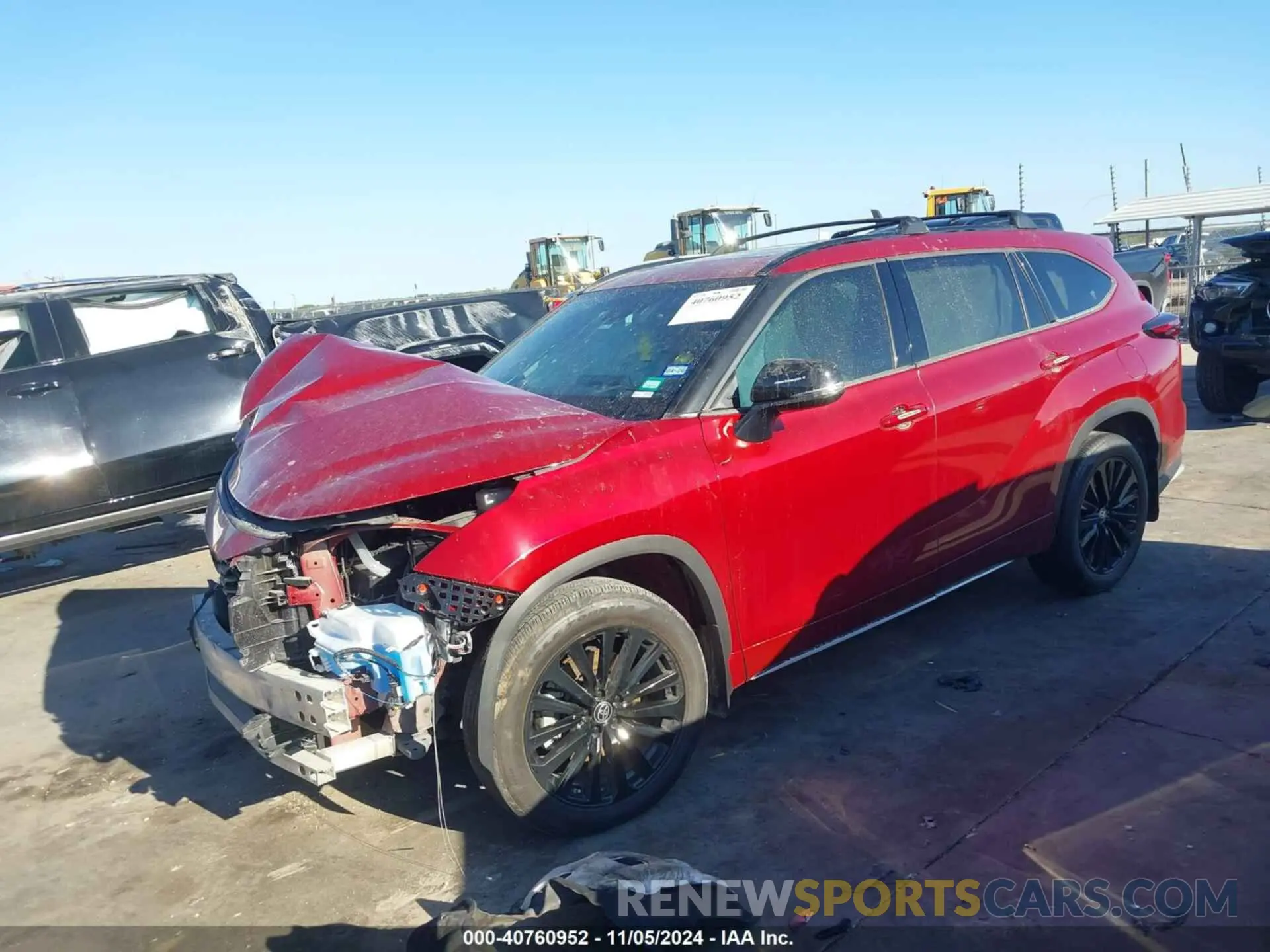 2 Photograph of a damaged car 5TDKDRAHXRS537037 TOYOTA HIGHLANDER 2024