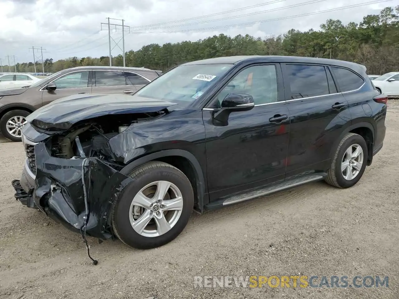 1 Photograph of a damaged car 5TDKDRAHXRS539824 TOYOTA HIGHLANDER 2024
