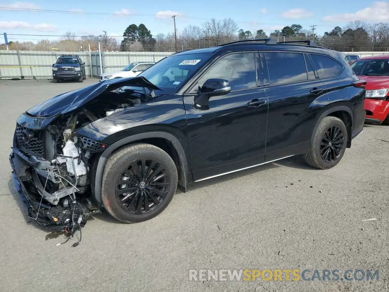 1 Photograph of a damaged car 5TDKDRAHXRS548863 TOYOTA HIGHLANDER 2024
