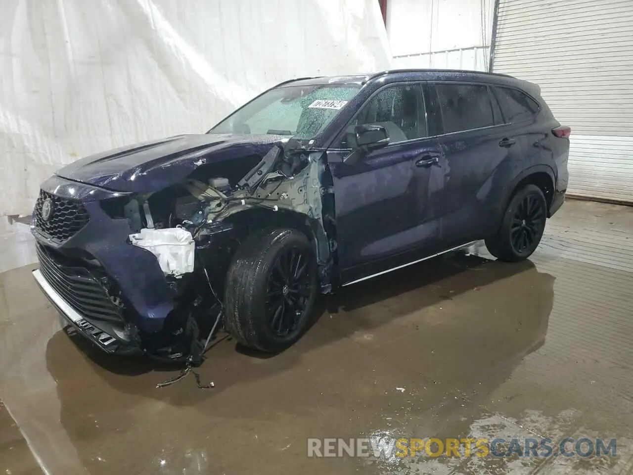 1 Photograph of a damaged car 5TDKDRBH0RS528507 TOYOTA HIGHLANDER 2024