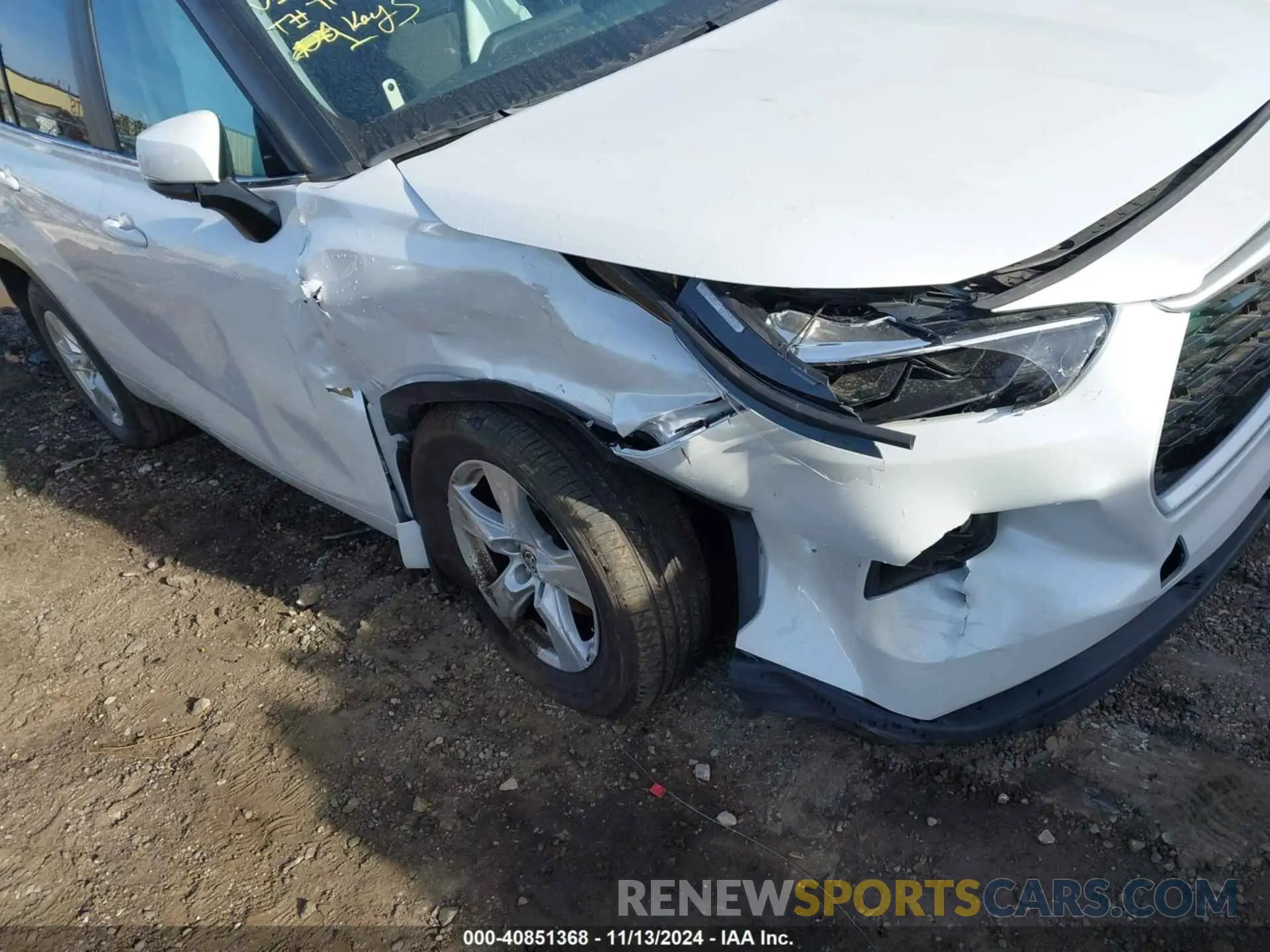 6 Photograph of a damaged car 5TDKDRBH0RS534761 TOYOTA HIGHLANDER 2024