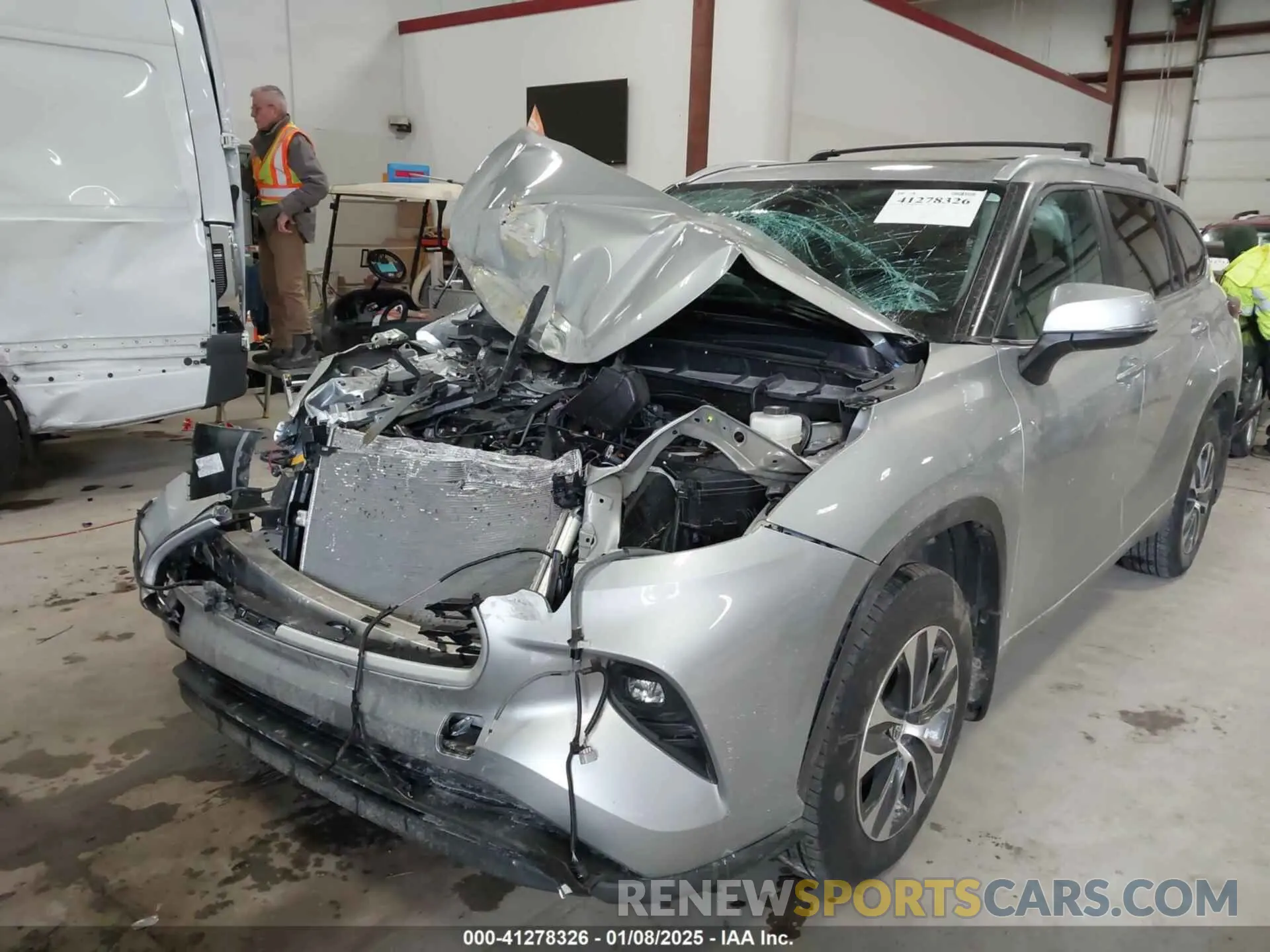 6 Photograph of a damaged car 5TDKDRBH0RS540396 TOYOTA HIGHLANDER 2024