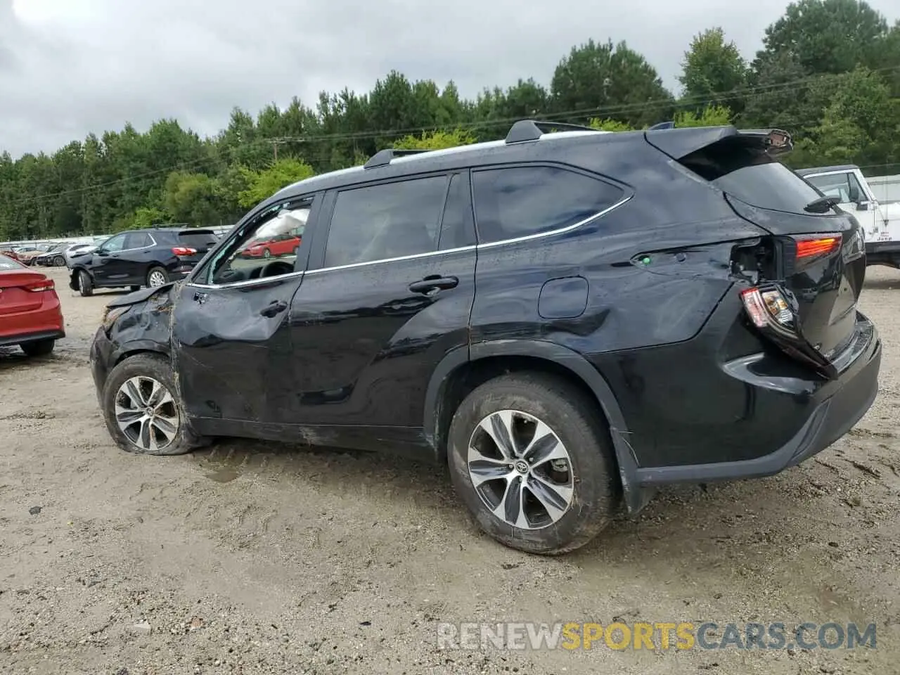 2 Photograph of a damaged car 5TDKDRBH0RS565427 TOYOTA HIGHLANDER 2024