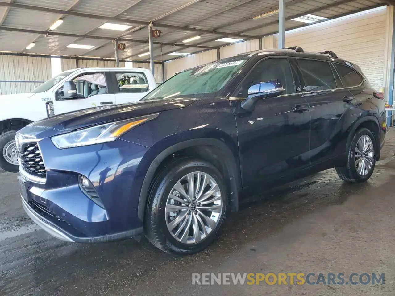 1 Photograph of a damaged car 5TDKDRBH1RS531593 TOYOTA HIGHLANDER 2024