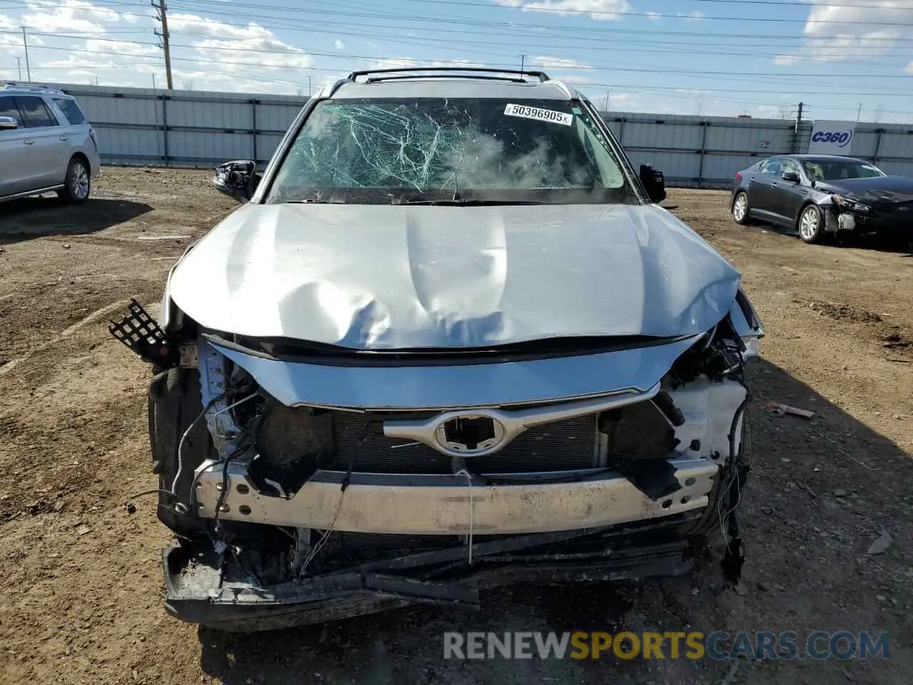 5 Photograph of a damaged car 5TDKDRBH1RS533442 TOYOTA HIGHLANDER 2024