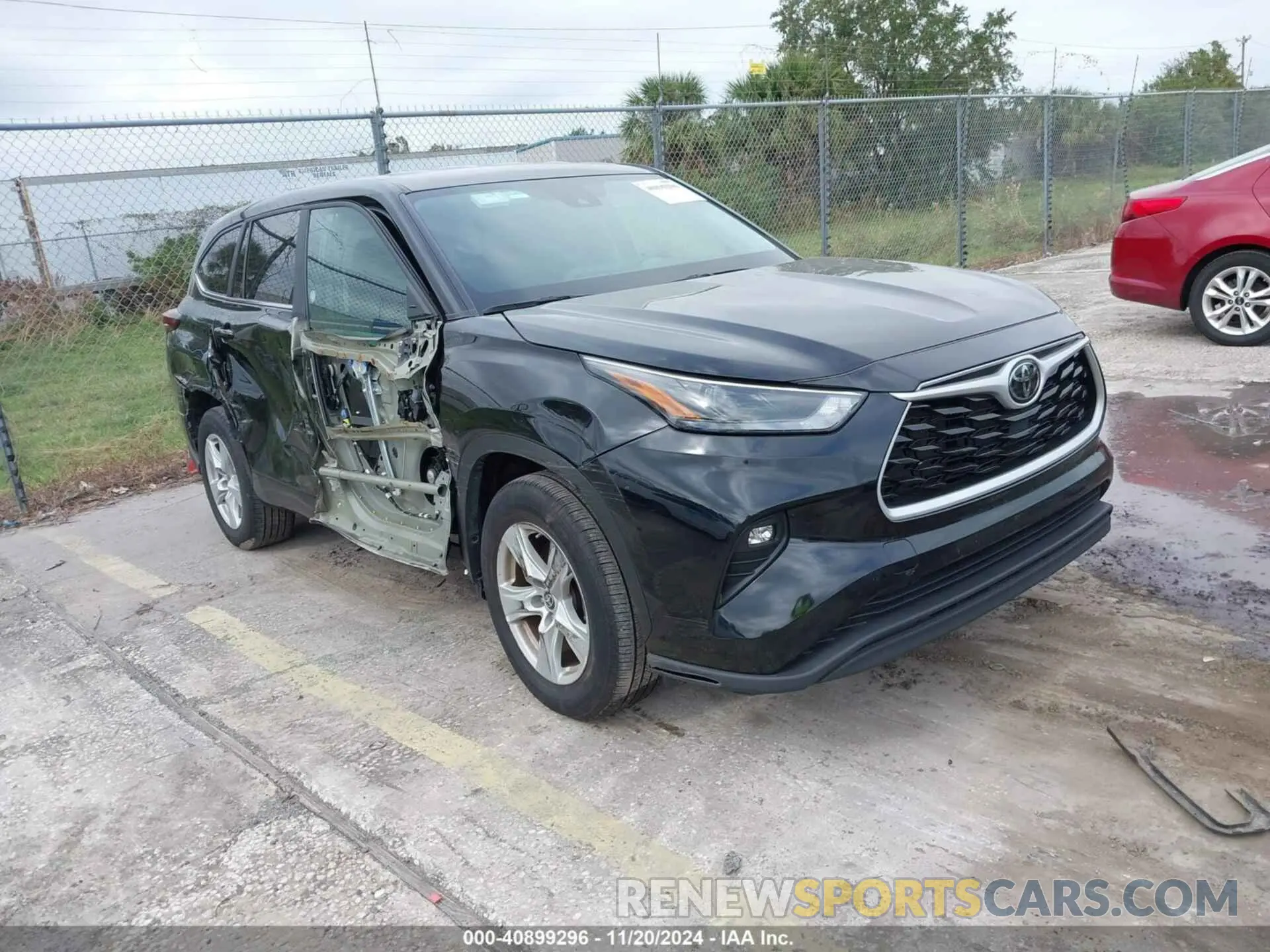1 Photograph of a damaged car 5TDKDRBH1RS534168 TOYOTA HIGHLANDER 2024