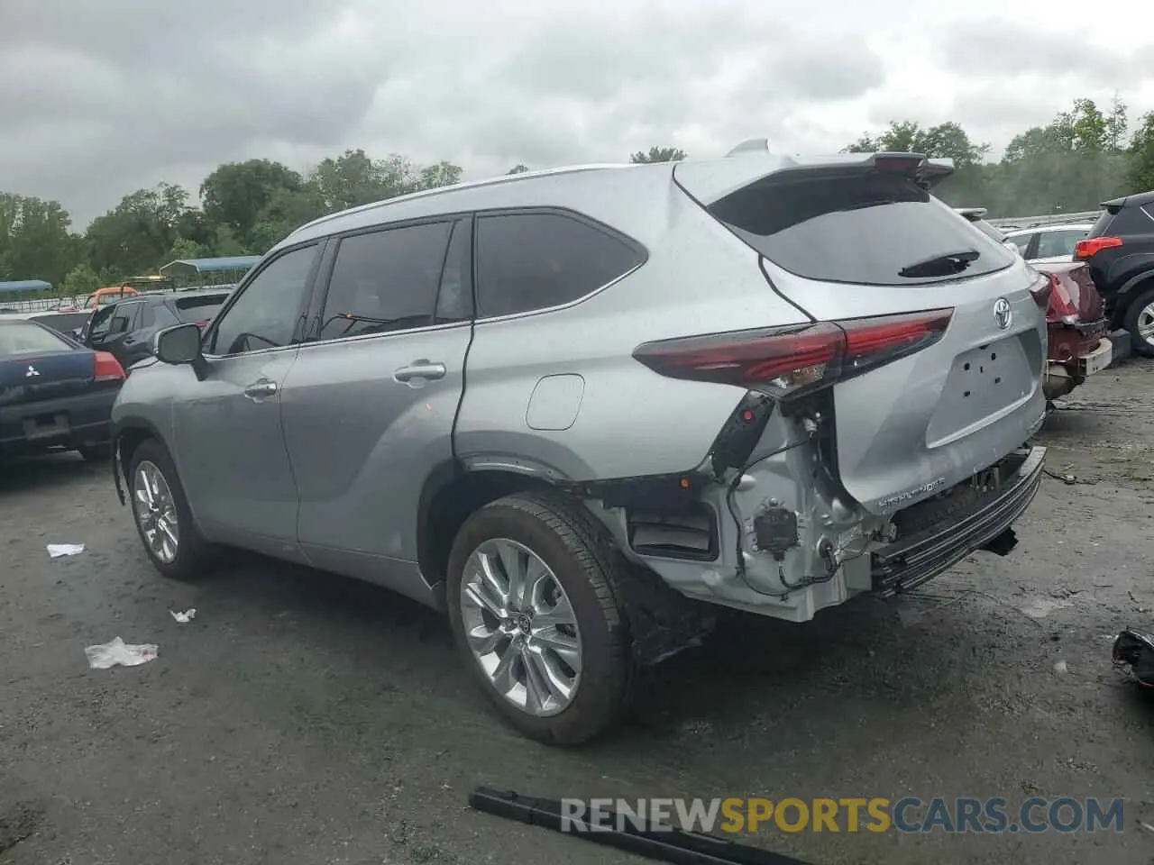 2 Photograph of a damaged car 5TDKDRBH1RS538222 TOYOTA HIGHLANDER 2024