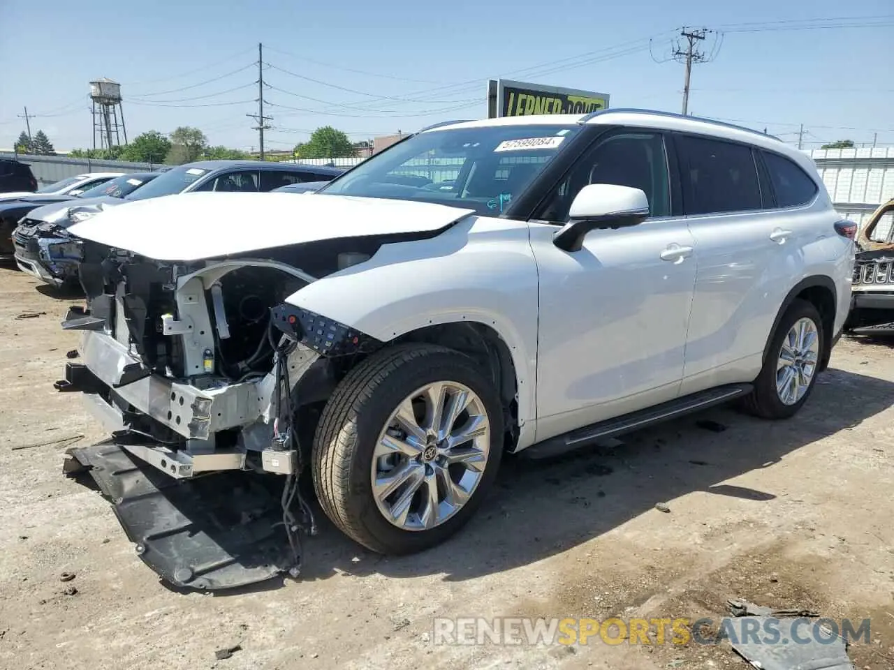 1 Photograph of a damaged car 5TDKDRBH1RS551116 TOYOTA HIGHLANDER 2024