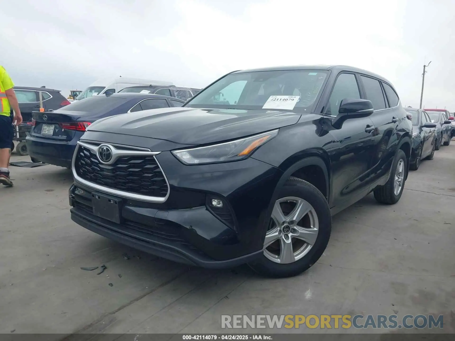 2 Photograph of a damaged car 5TDKDRBH2RS535491 TOYOTA HIGHLANDER 2024