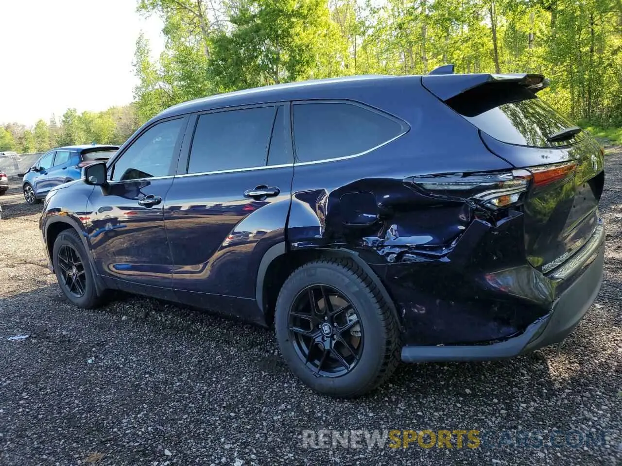 2 Photograph of a damaged car 5TDKDRBH2RS535748 TOYOTA HIGHLANDER 2024