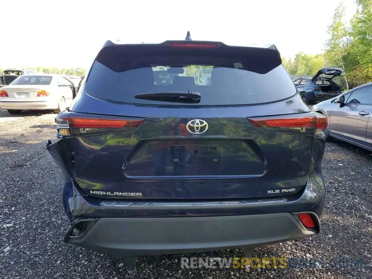 6 Photograph of a damaged car 5TDKDRBH2RS535748 TOYOTA HIGHLANDER 2024