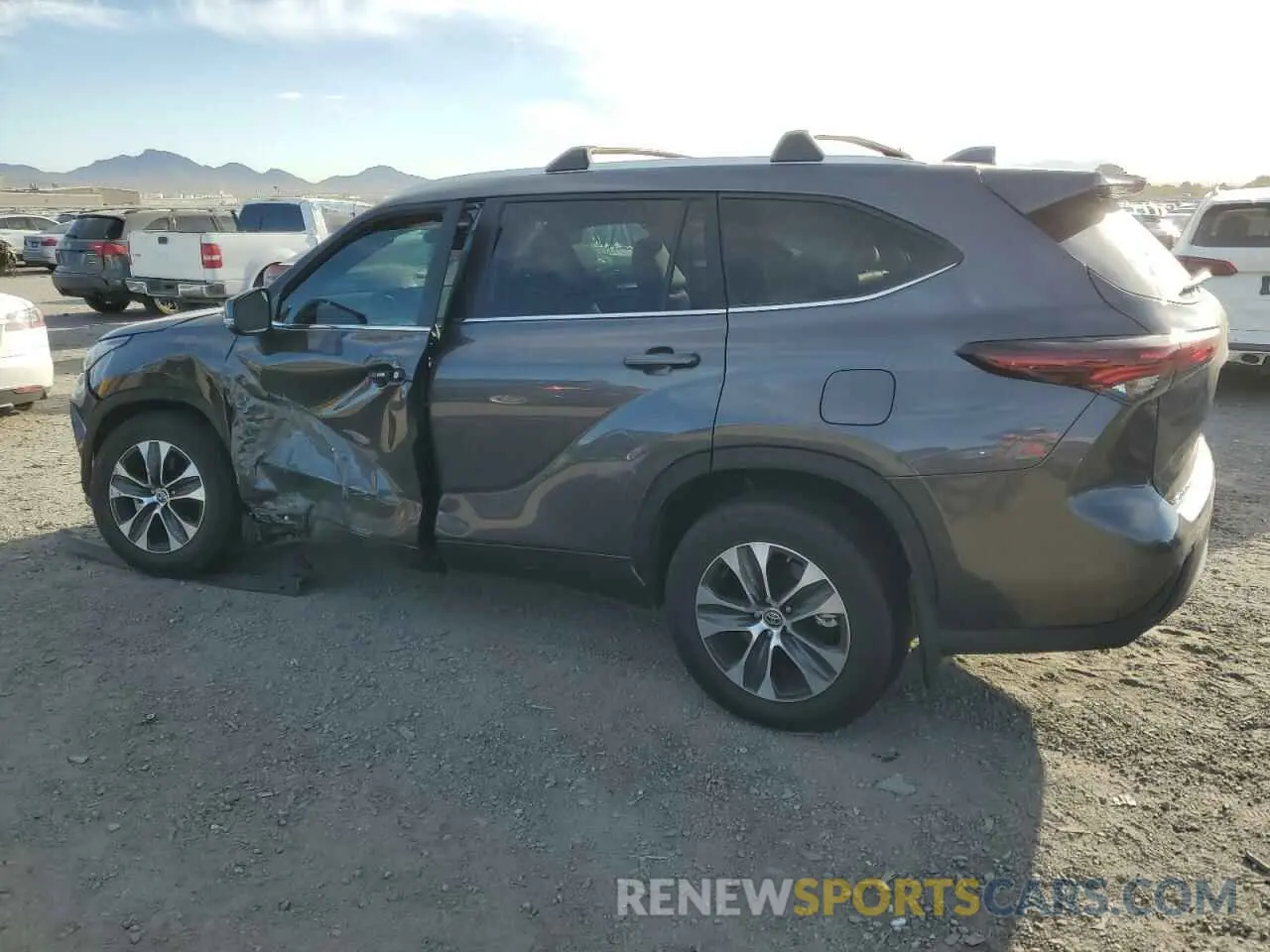 2 Photograph of a damaged car 5TDKDRBH2RS541825 TOYOTA HIGHLANDER 2024