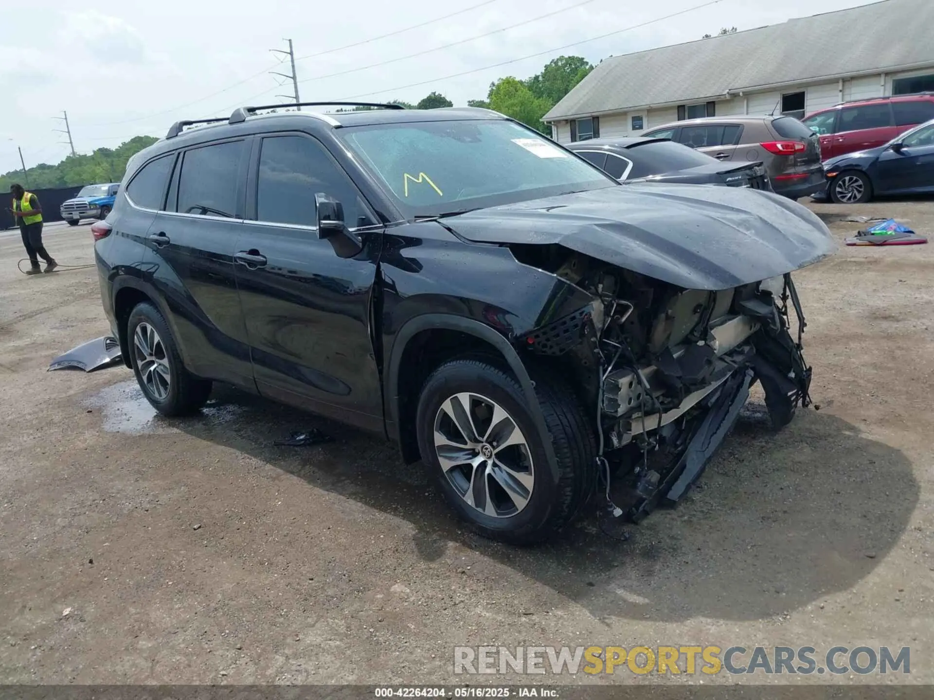 1 Photograph of a damaged car 5TDKDRBH2RS554882 TOYOTA HIGHLANDER 2024