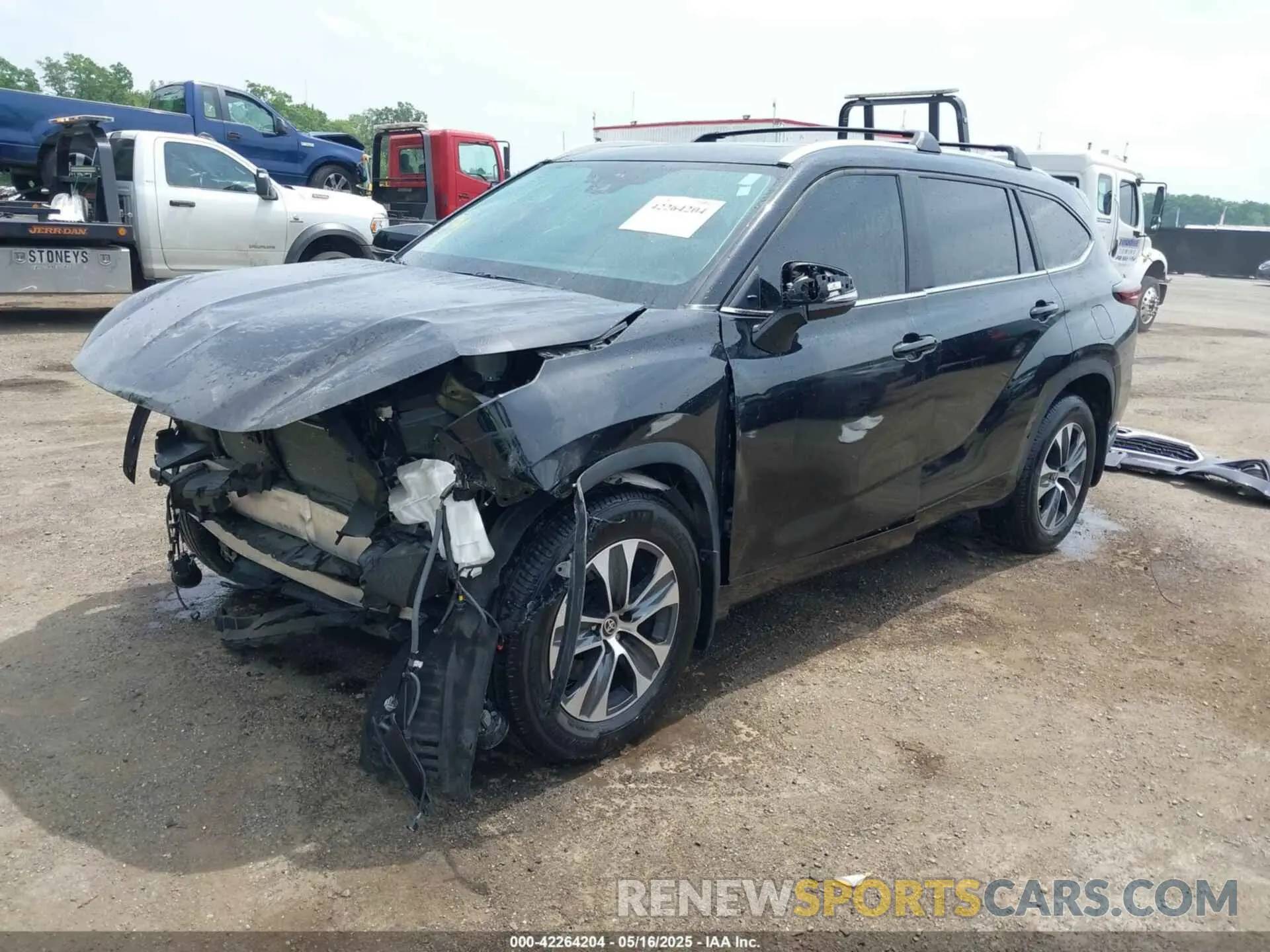 2 Photograph of a damaged car 5TDKDRBH2RS554882 TOYOTA HIGHLANDER 2024
