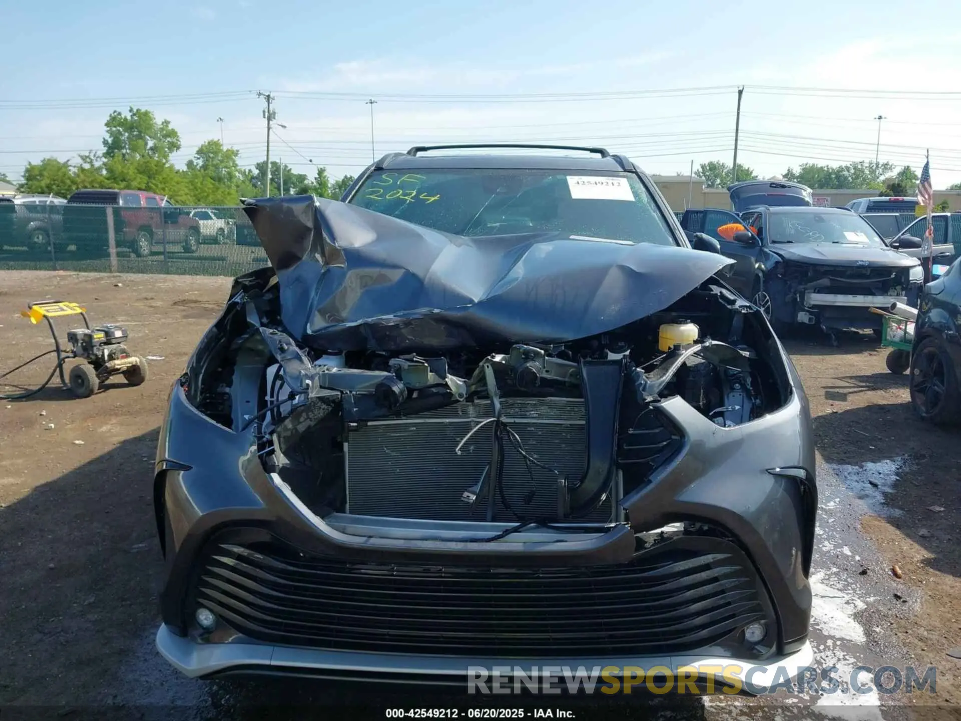 6 Photograph of a damaged car 5TDKDRBH2RS568670 TOYOTA HIGHLANDER 2024